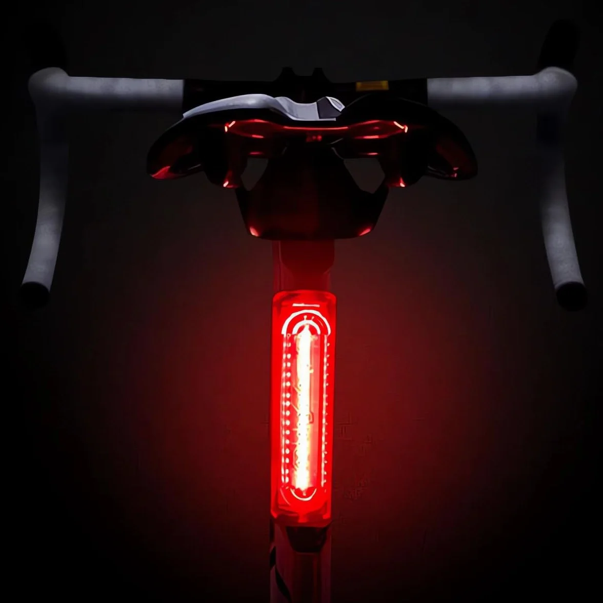 Lampe LED Vélo Arrière Rechargeable USB 120lm IPX6 5 Modes