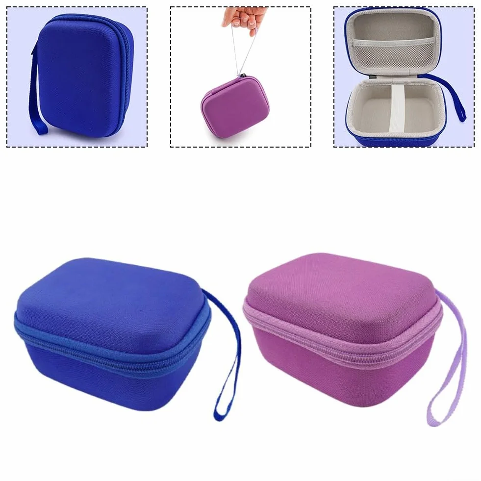 Yoto Mini étui de voyage compact en EVA pour livres audio, design léger pour enfants (bleu)