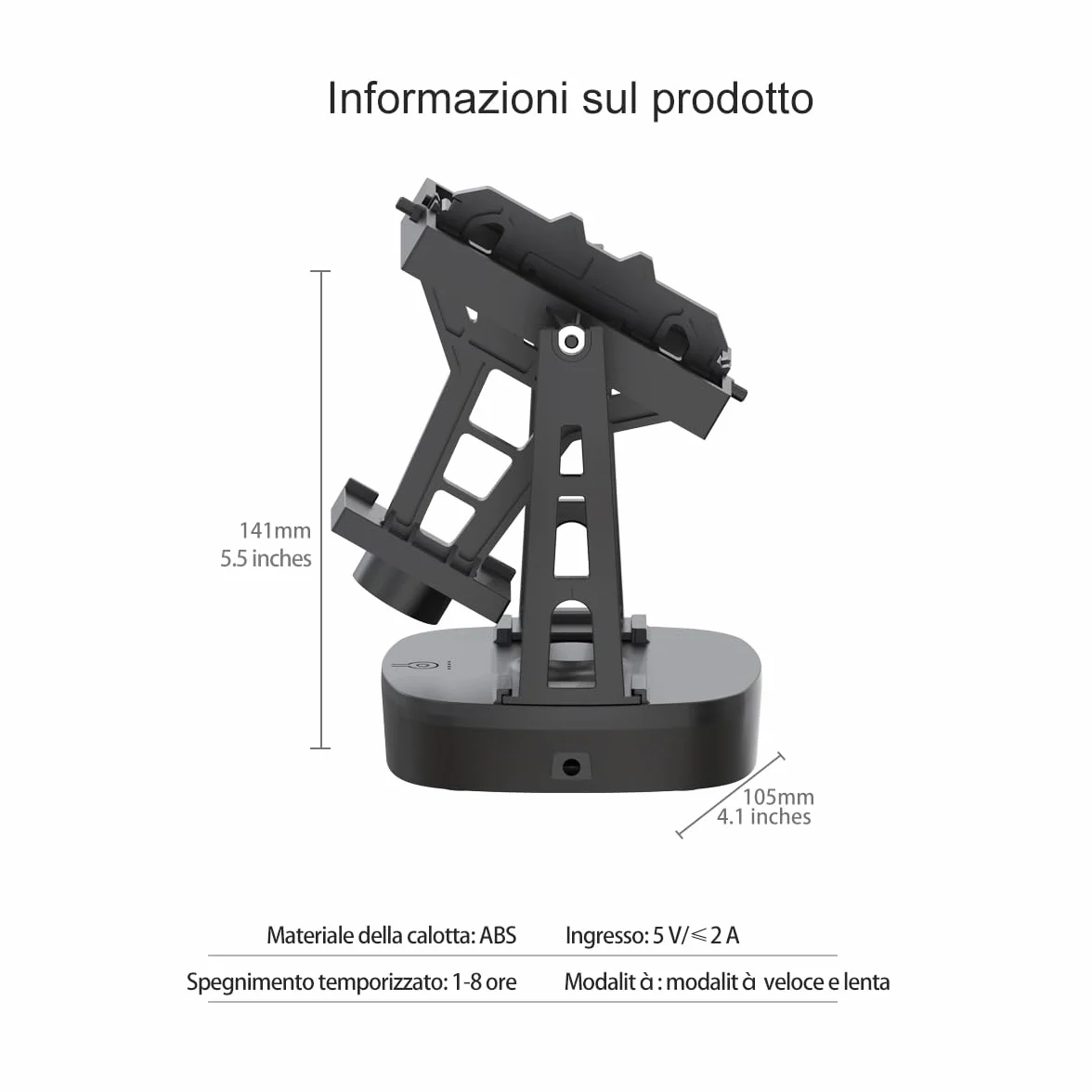 Accessoires de Balançoire pour Téléphone Portable Podomètre Marche Fonction d'arrêt chronométrée Deux Postures d'oscillation