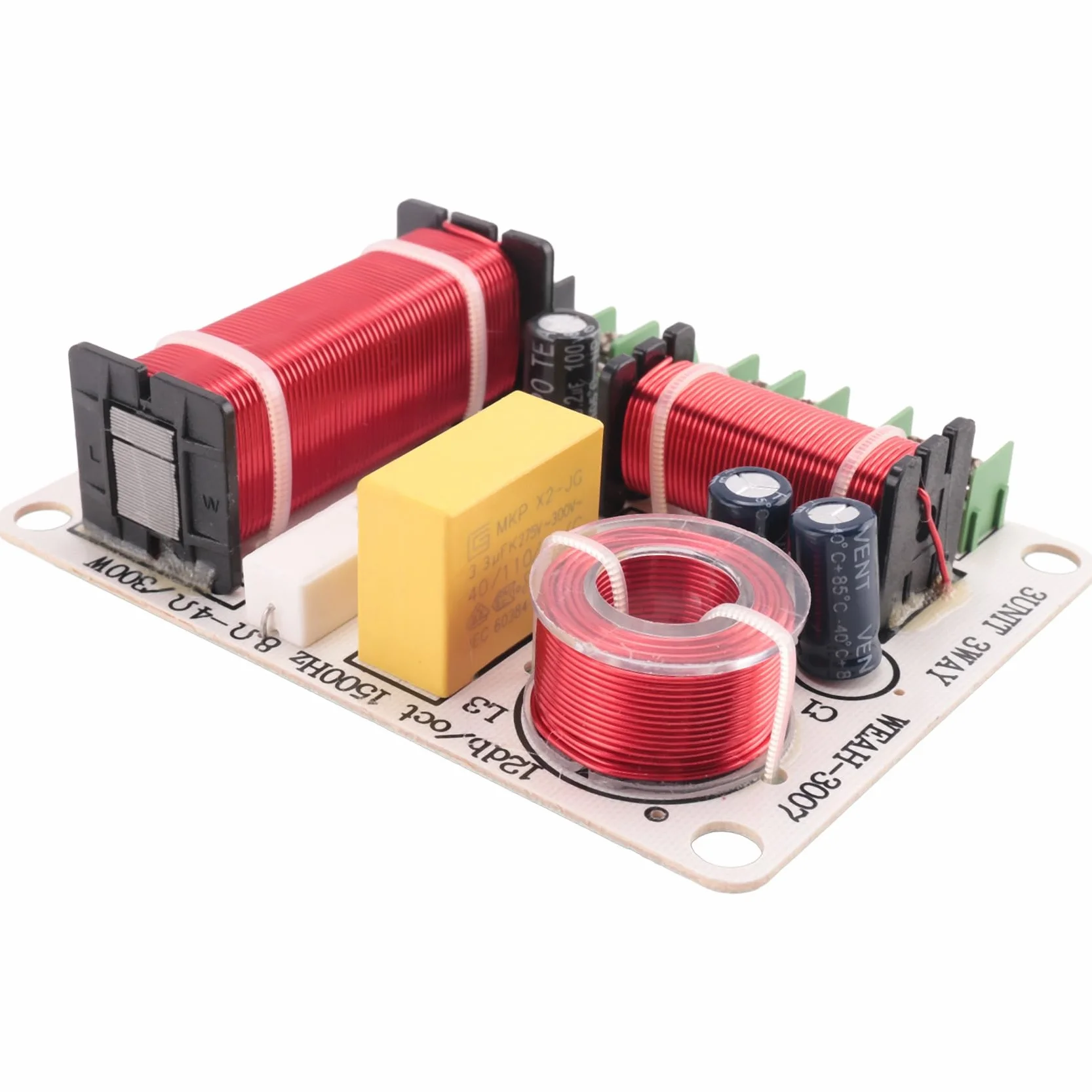 Diviseur de Fréquence Haut-Parleur 3 Voies 300W Filtre Croisé HiFi