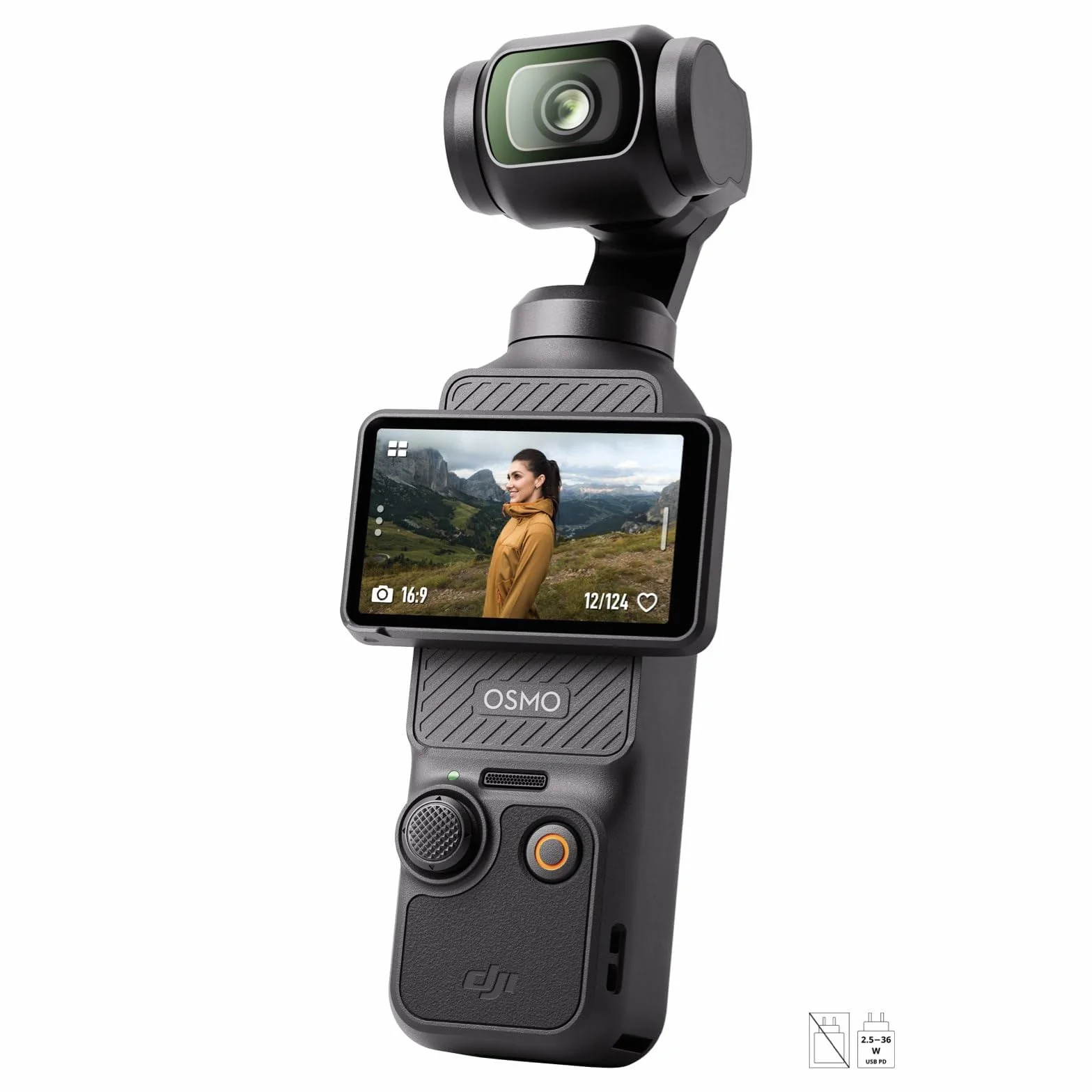 DJI Osmo Pocket 3, Caméra Numérique 4K/120 ips, Stabilisation 3 Axes, Écran Tactile Rotatif 2"