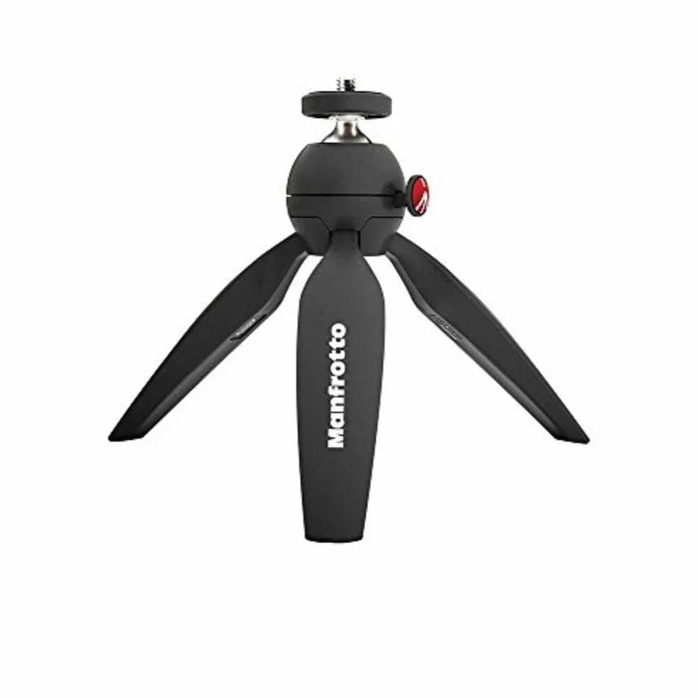 Manfrotto PIXI Trépied de Table pour Appareil Photo Numérique, fabriqué en Italie, Noir, MTPIXIMII-B