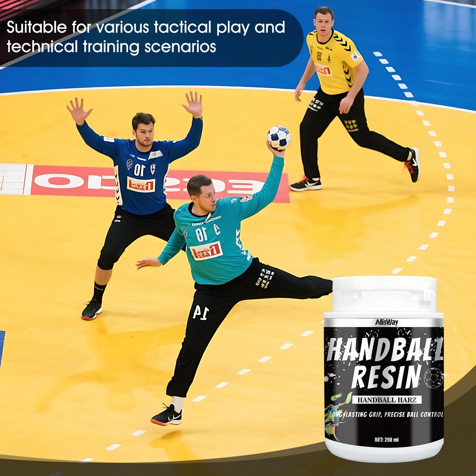 Résine Handball 250 ML Forte Adhérence Contrôle Optimal du Ballon Facile à Appliquer et à Nettoyer