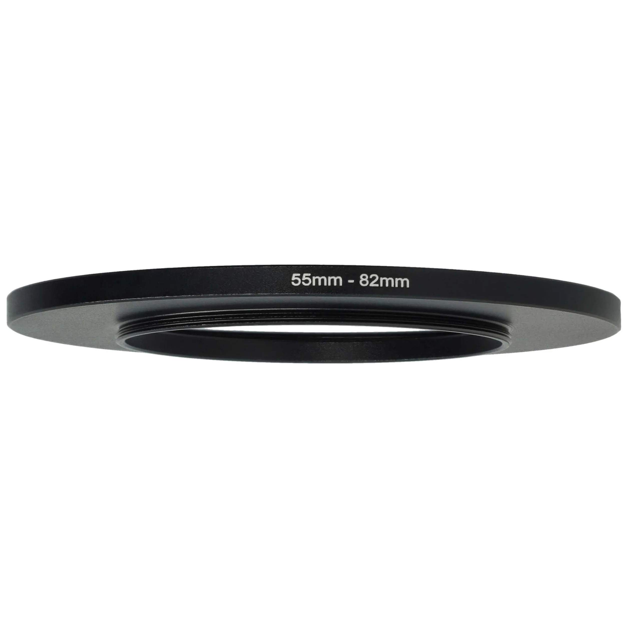 vhbw Adaptateur de Filtre Step-Up 55mm - 82mm pour Objectif d'appareil Photo, métal Noir