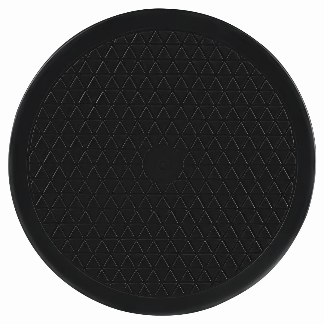 Hama Plateau Tournant Universel Hama 30cm (Plateau Rond Rotatif 360° Multifonction, Taille L, Supporte 80 kg, idéal pour TV, Enceintes, Ecrans, Plantes, Ustensiles de Cuisine, Modelisme) Noir