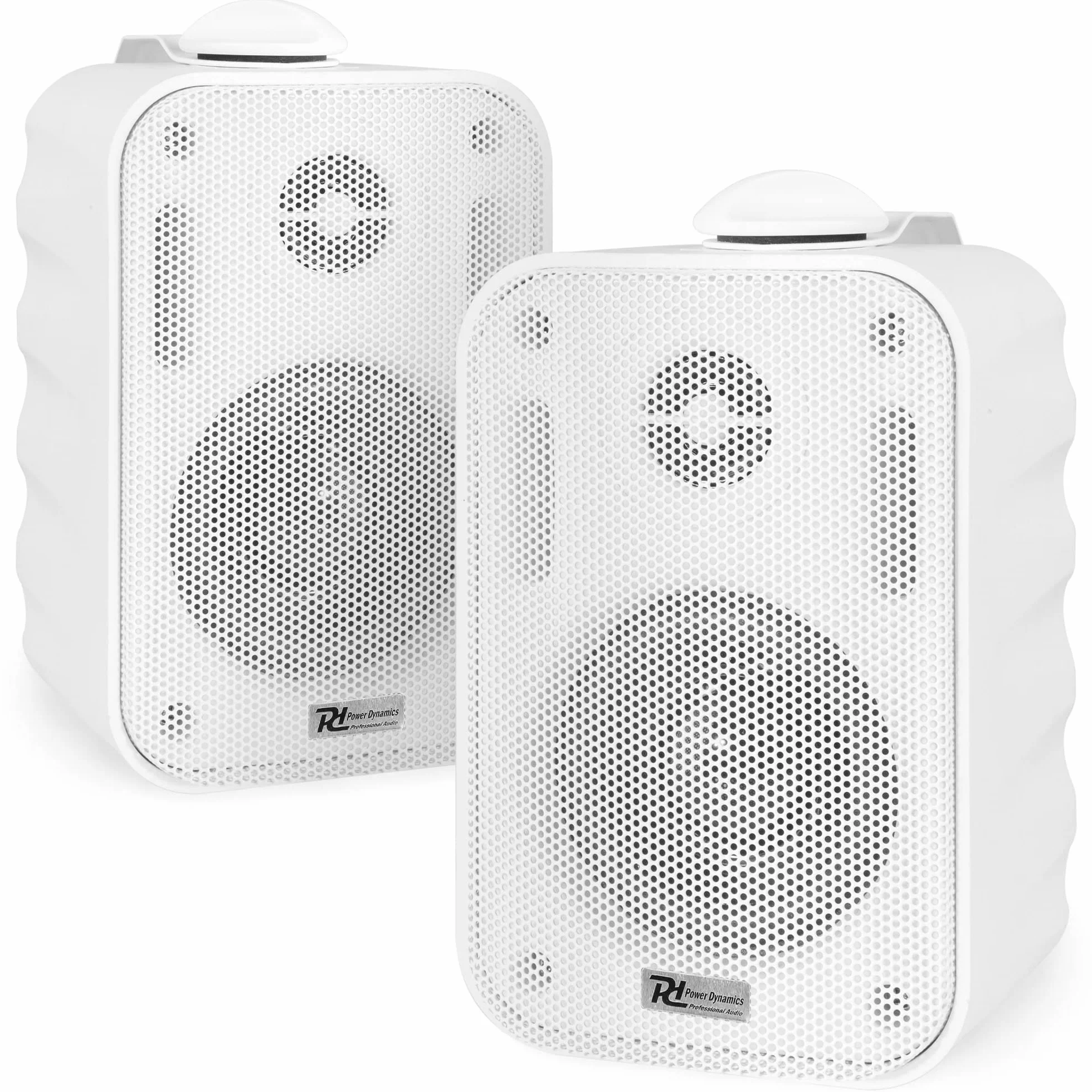 Power Dynamics BGO30 Enceintes Passives 2 Voies 60W Blanc Paire 3 Pouces