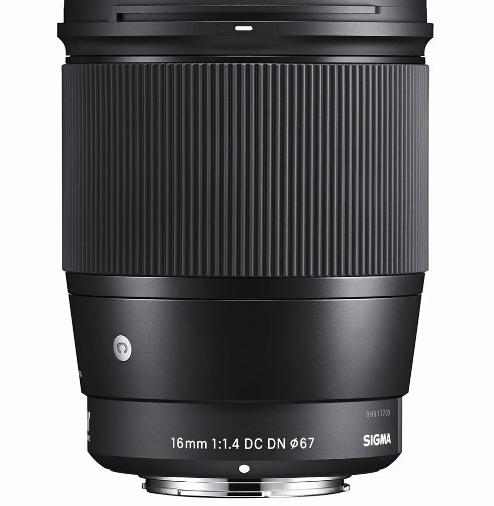 Sigma 16 mm F1.4 DC DN Objectif Monture Sony