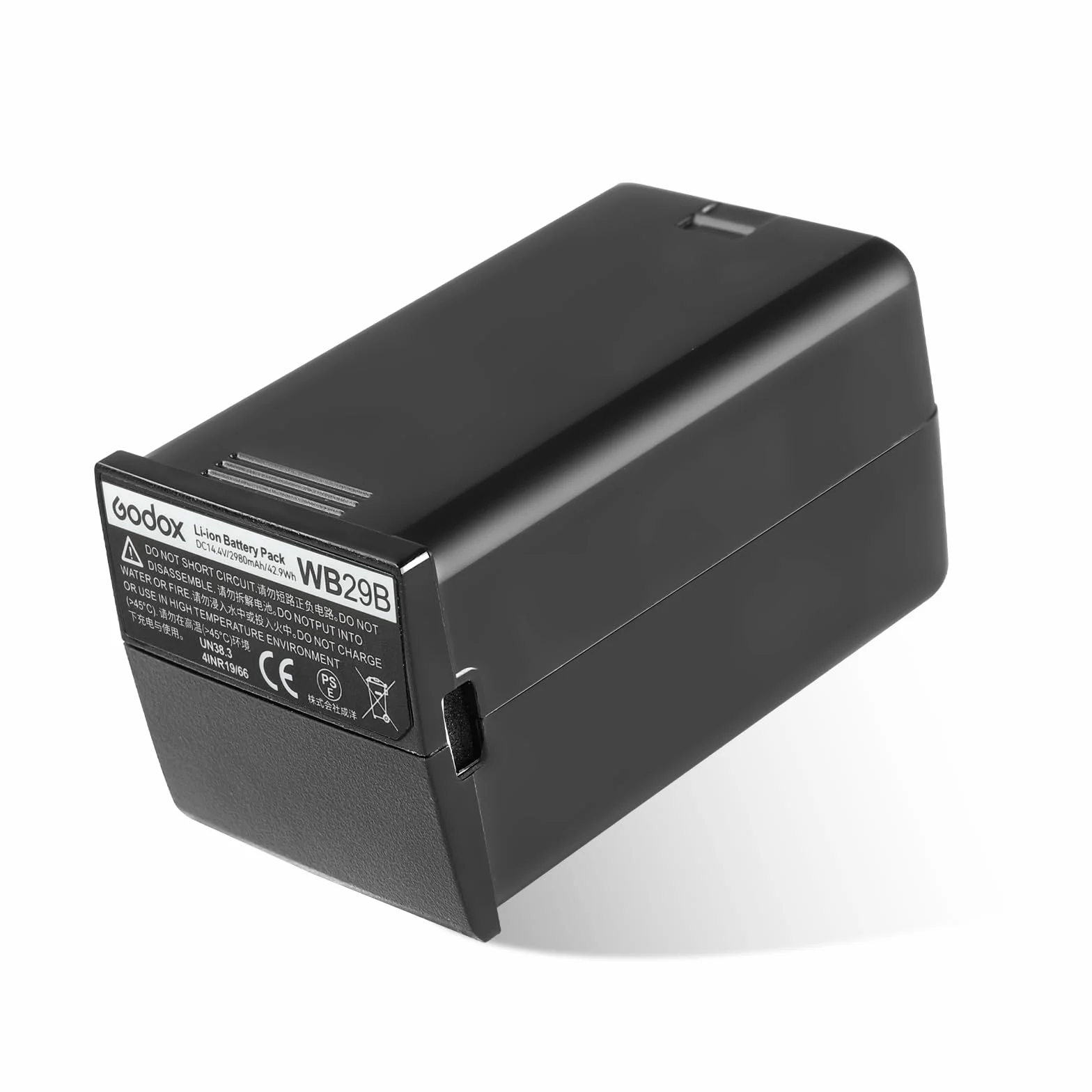 Godox WB29B AD200PRO Batterie WB29B Battery 14,4V/2980mAh pour Flash Rond Godox AD200 AD200PRO