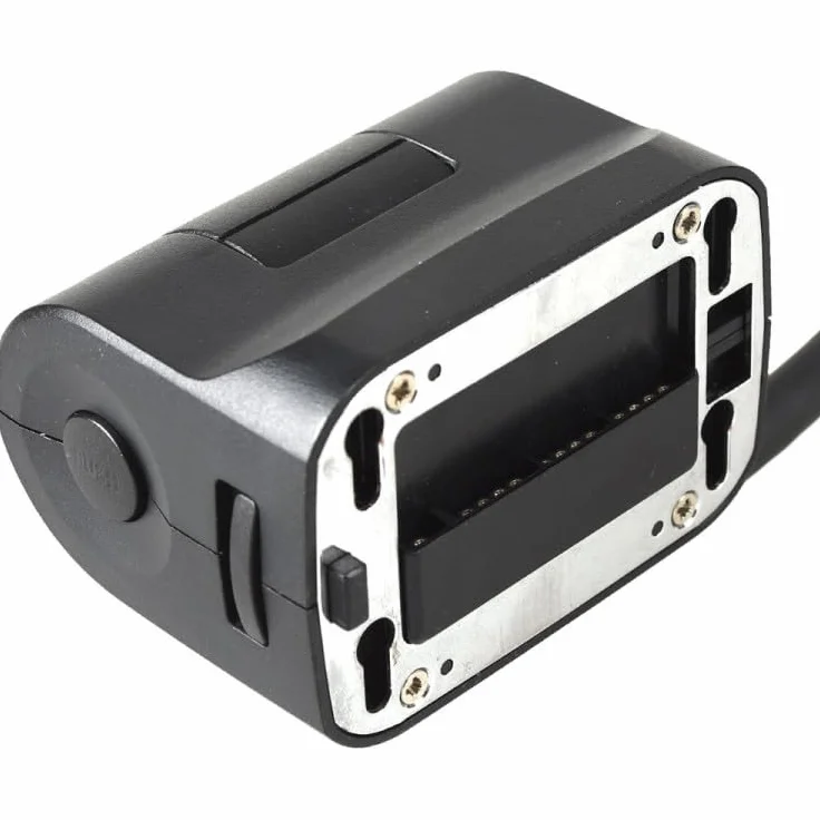 Godox EC200 II Extension Flash Head Adapter pour Godox AD200 Pro II avec câble de 2 mètres, Inclinaison vers Le Haut de 90°, Sabot Froid avec Filetage 1/4"-20