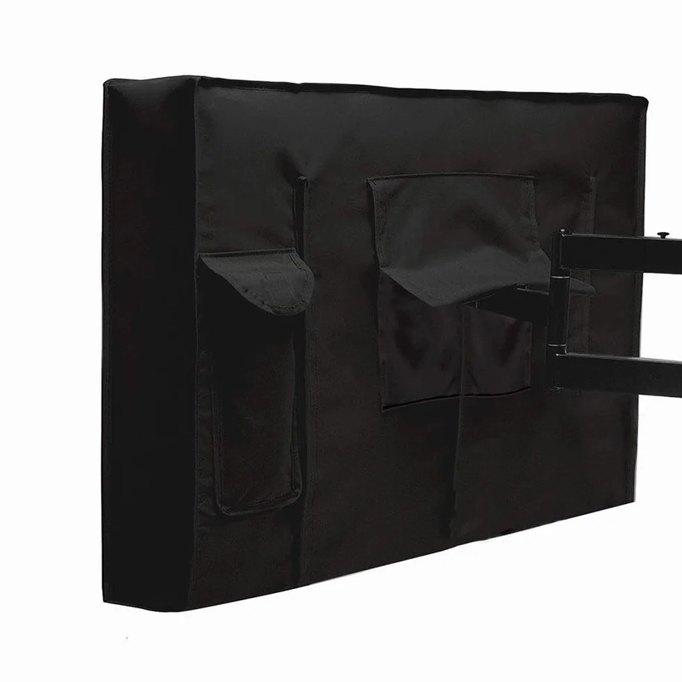 Housse de protection extérieure en tissu Oxford 600D pour téléviseur écran plat 70-75 pouces