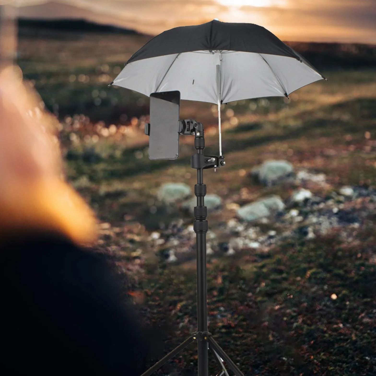Parapluie de pluie pour appareil photo - Protection étanche pour pluie, neige, lumière du soleil, SLR, accessoire d'extérieur