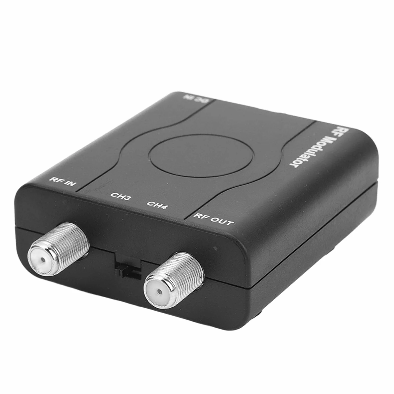 Modulateur HDMI vers RF, Convertisseur Coaxial HDMI Adaptateur HDMI vers Coaxial 1080P Contrôle PLL Fréquence de Travail VHF HDM61 Interface Multimédia HD vers Modulateur RF