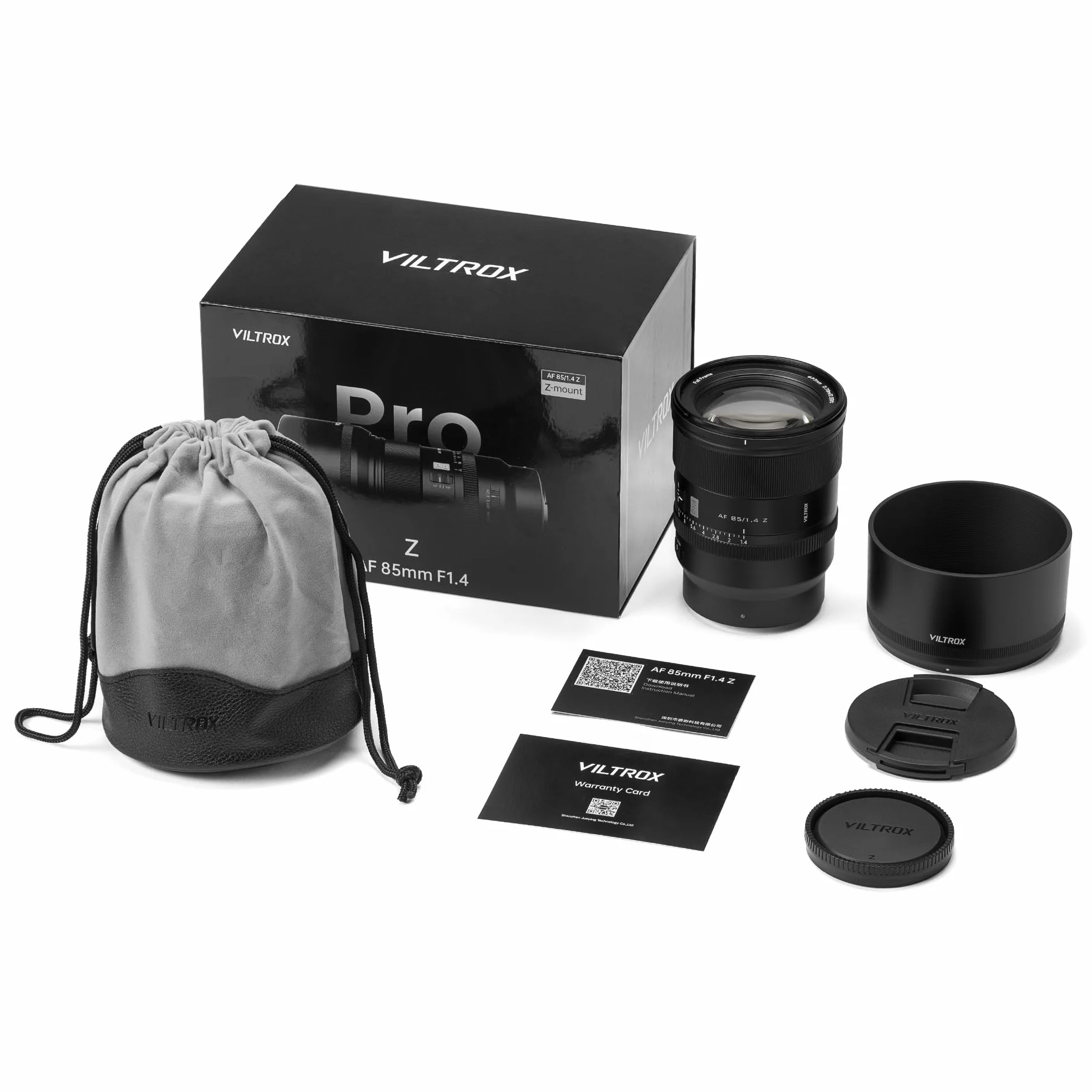VILTROX 85mm f1.4 Pro Z, AF 85mm f/1.4 Objectif autofocus Plein Format pour Monture Nikon Z, Compatible avec Nikon Z5 II Z6 II Z7 II Z8 Z9 Zf Z6 III Z7 Z50 Z50 II Z30 Zfc ZR