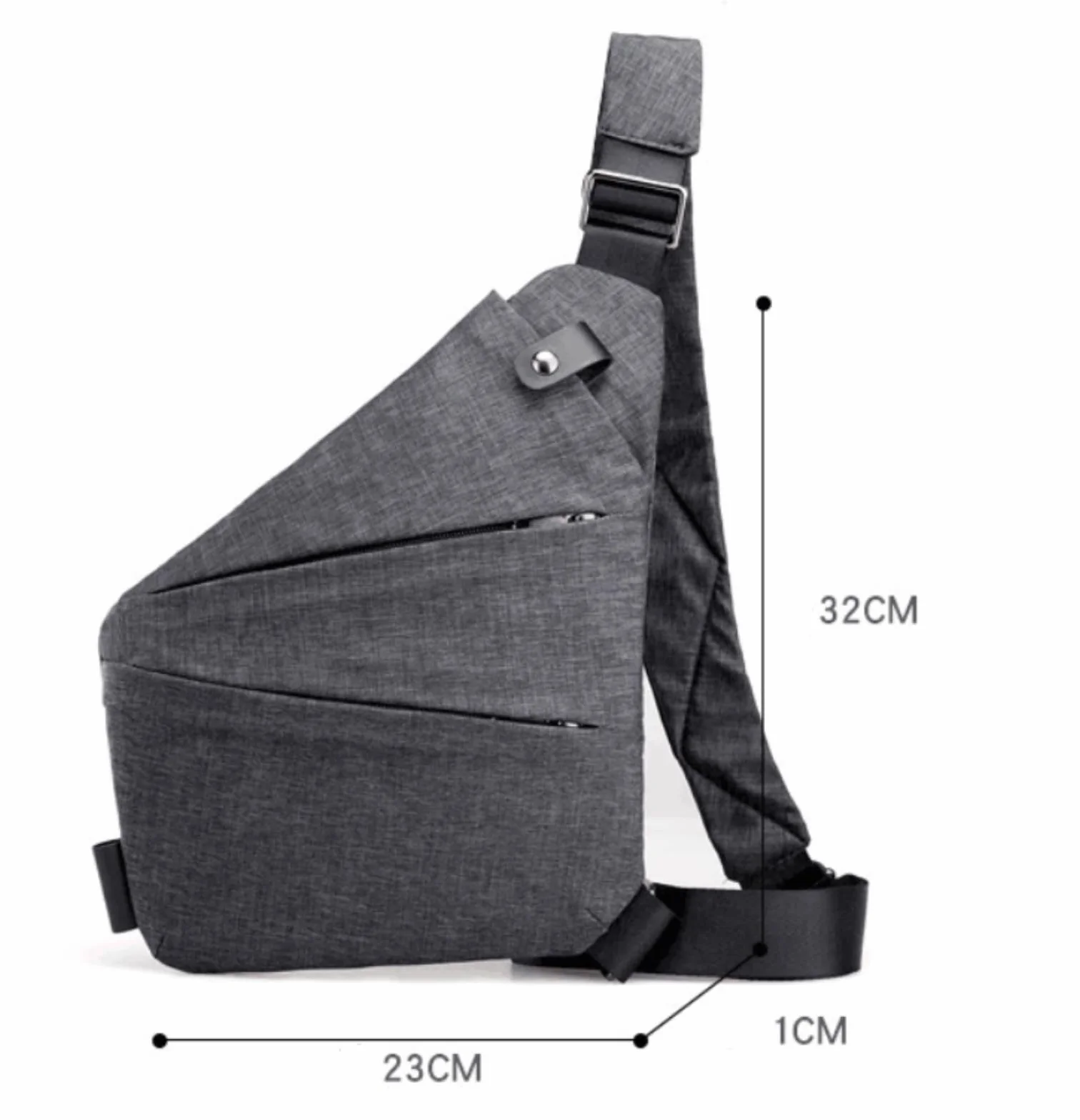 Sacs à bandoulière antivol en Nylon pour Homme Femme Voyage Cyclisme Randonnée