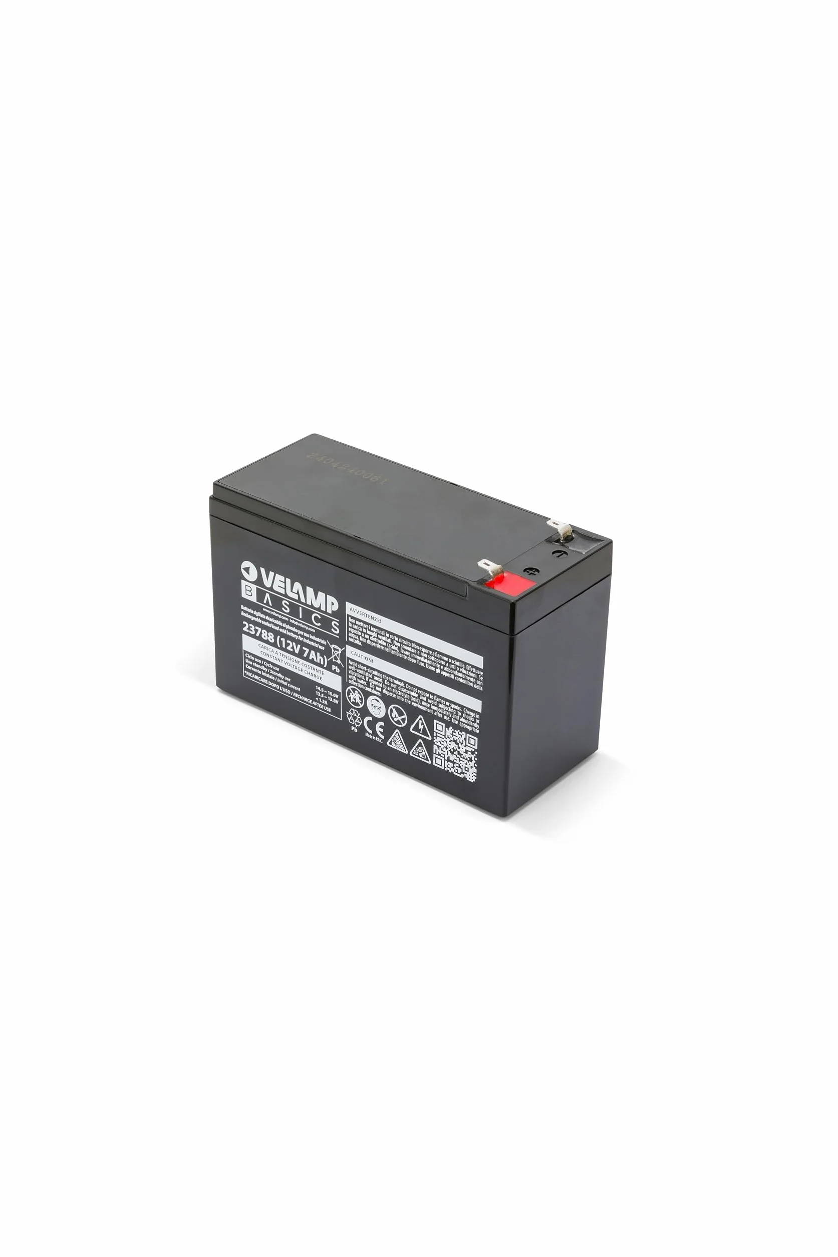 Batterie au Plomb Rechargeable 12V 7Ah Connecteurs FASTON