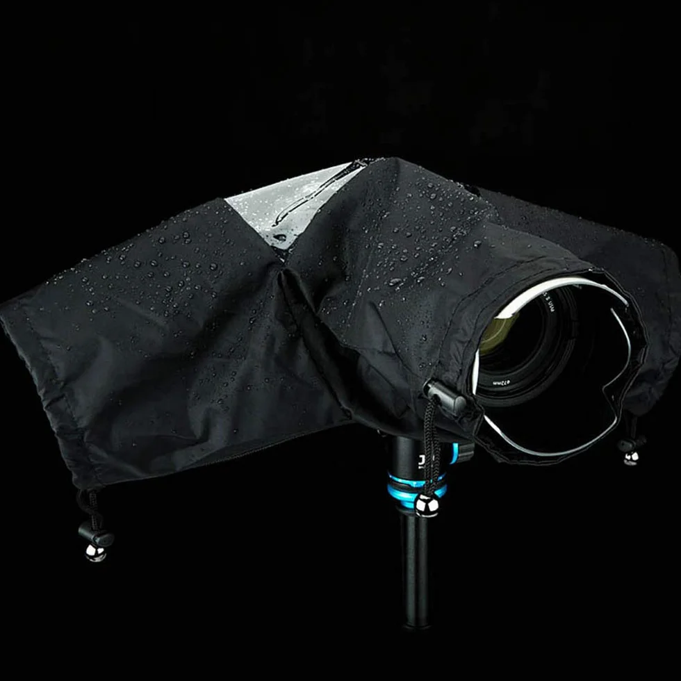 JJC Nylon Caméra Couverture Anti-Pluie Housse Protection Imperméable pour Fujifilm Nikon Canon Sony DSLR Appareil Photo Reflex