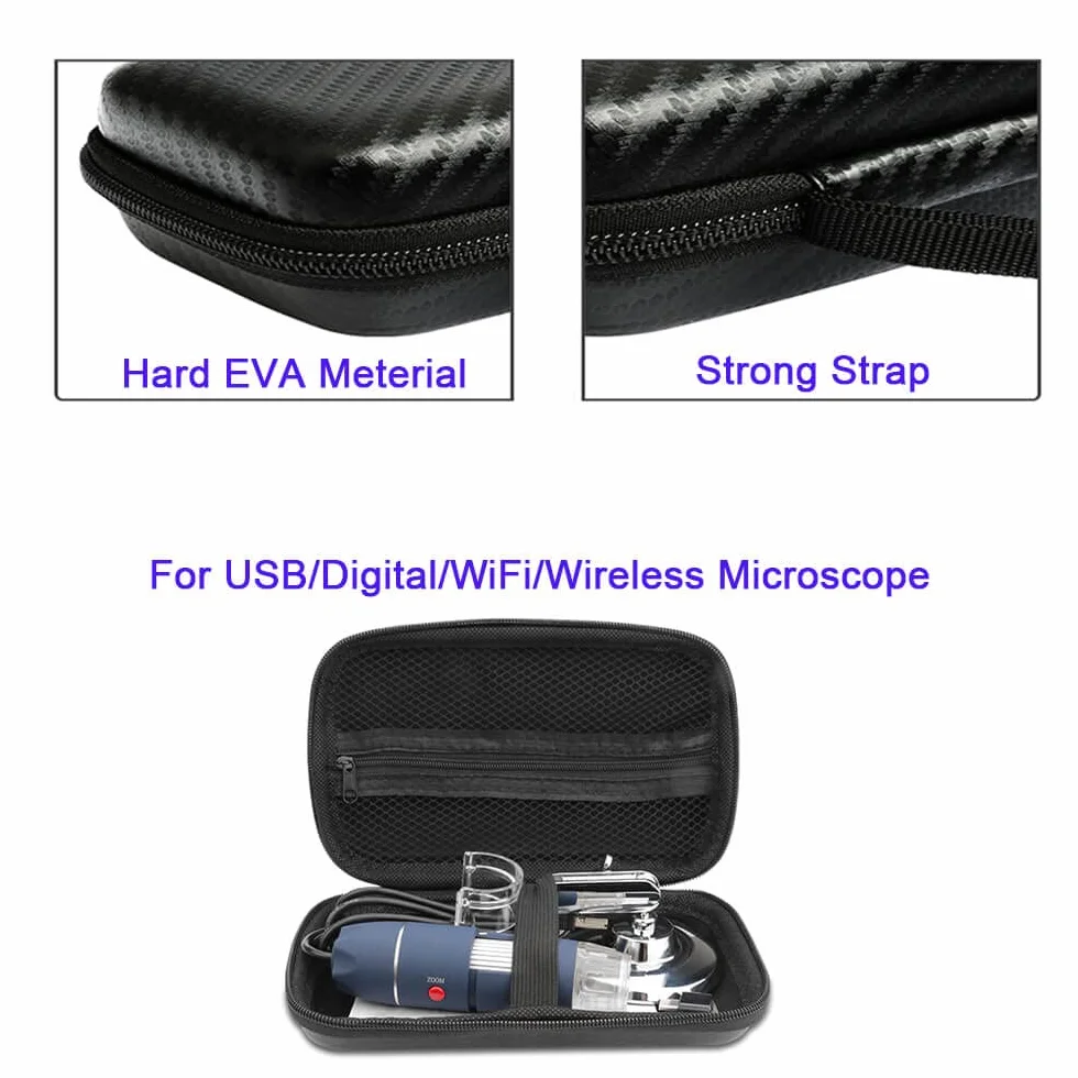 Étui de Transport pour Appareil Photo Numérique avec USB WiFi et Fermeture éclair
