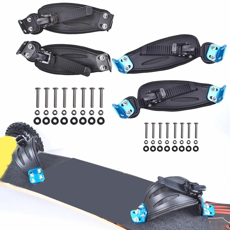 Mountain Support de pied pour skateboard tout-terrain en alliage d'aluminium et nylon 20 x 8 x 5 cm 400 g Noir