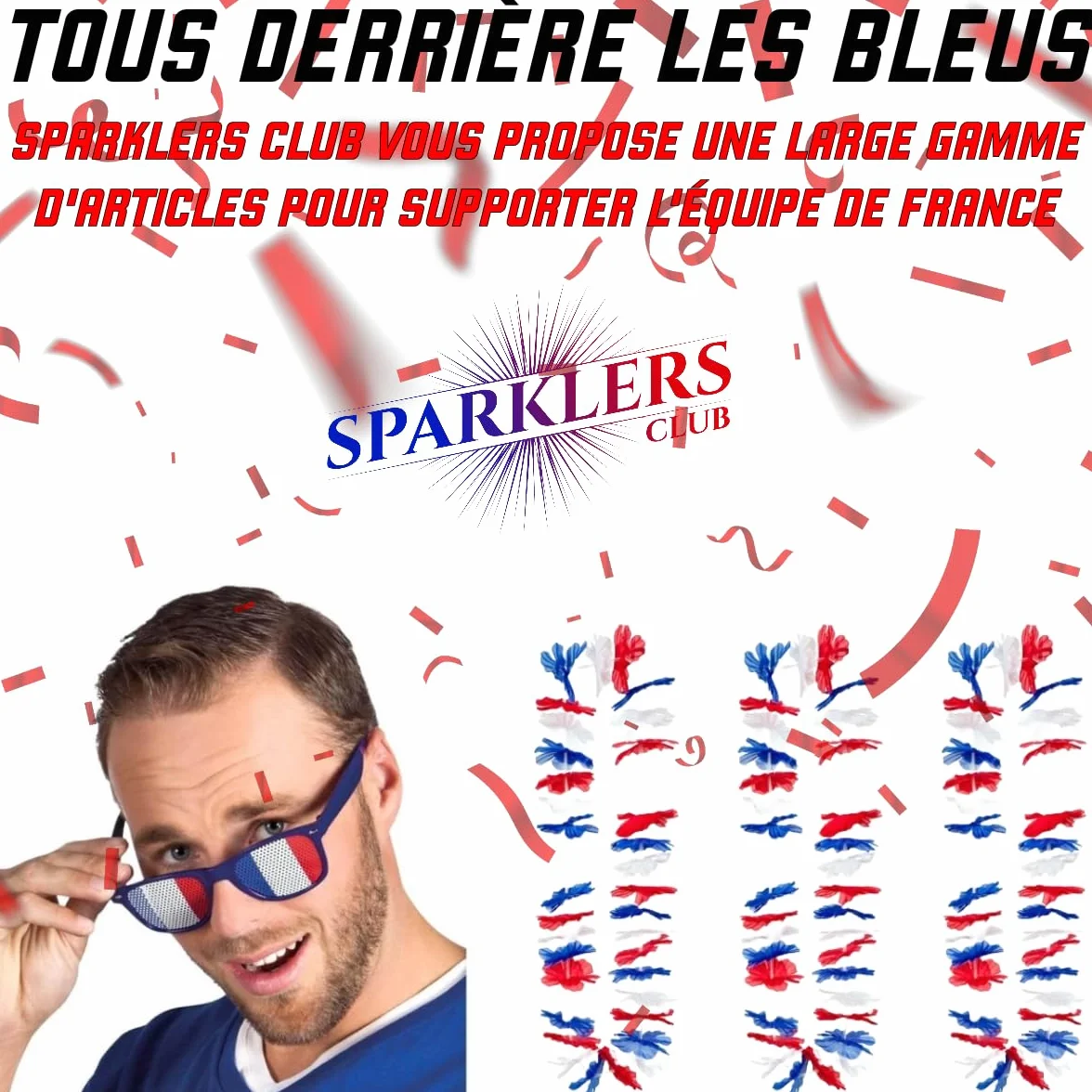Drapeau France 150x90cm Tissu Bleu Blanc Rouge pour Supporter
