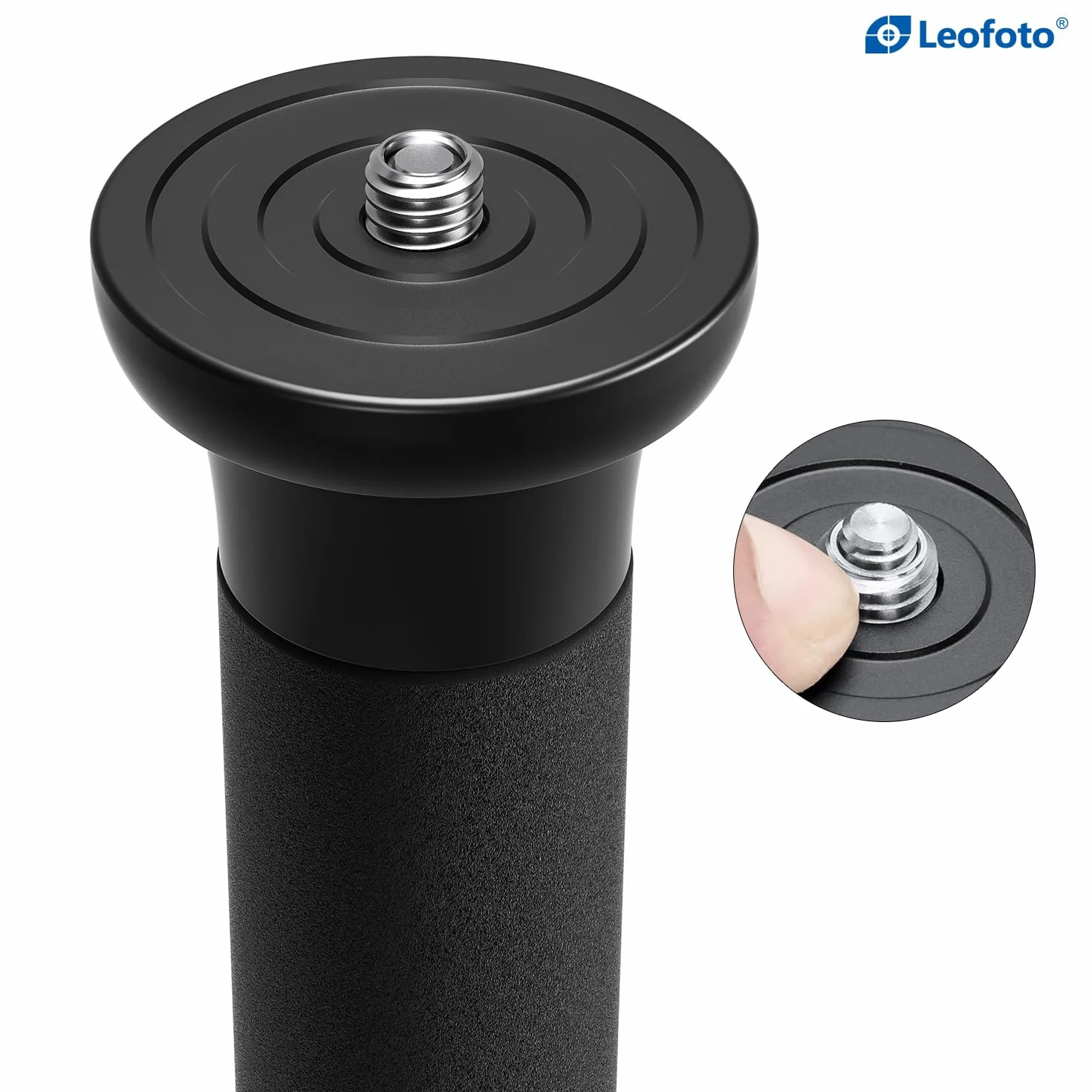 Leofoto - Monopode en Carbone - Travaux Lourds - Poids autorisé : 20 kg - Max. Hauteur: 170 cm (sans rotule) - Quatre Sections d'extension - MP-364C