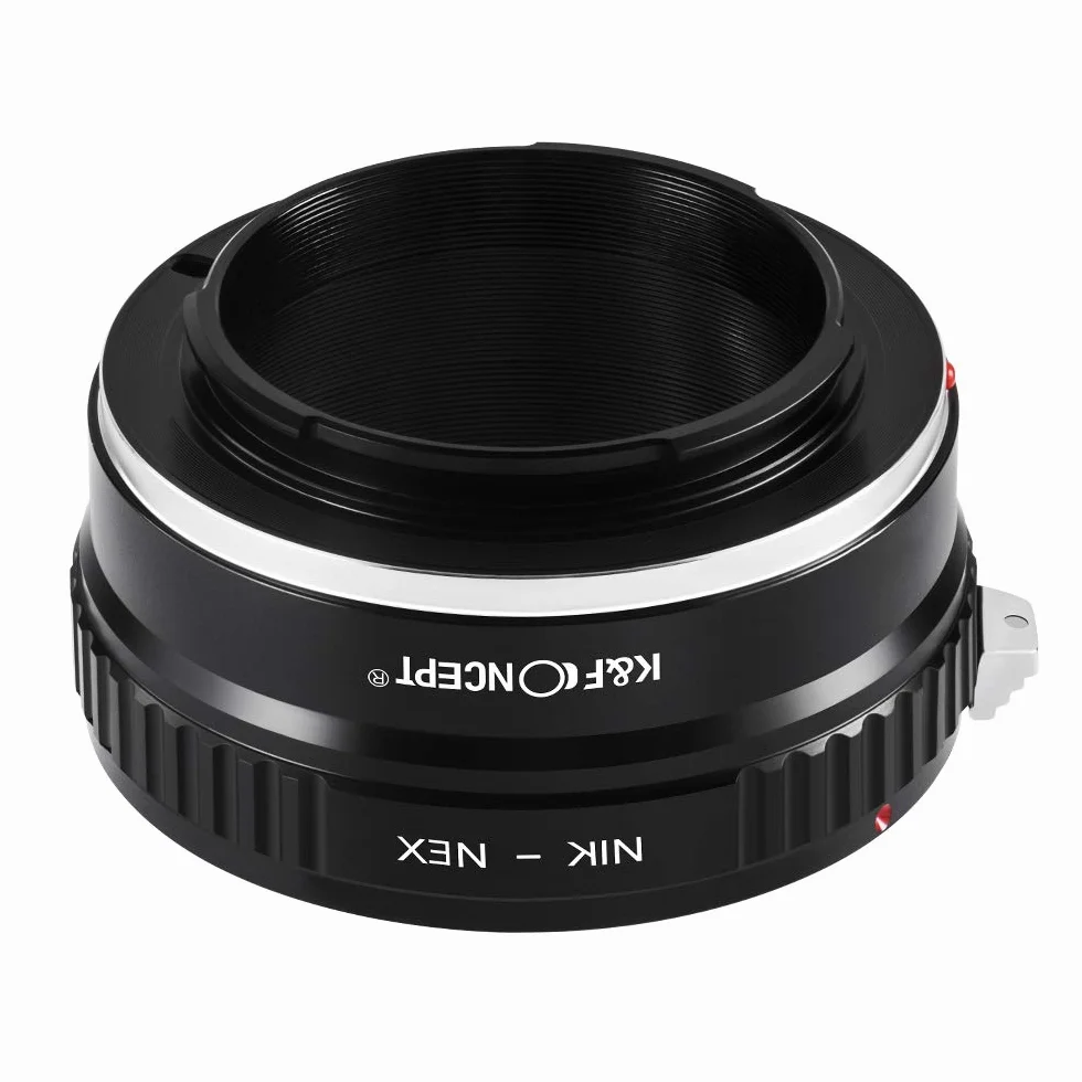Bague adaptation objectif pour Nikon-NEX Adaptateur monture objectif pour monter objectif Nikon AI vers boîtier Sony NEX comme Sony NEX-3 NEX-3C NEX-3N NEX-5 NEX-5C NEX-5N NEX-5R NEX-5T NEX-6 NEX-7 NEX-F3 NEX-VG10 VG20 en Métal