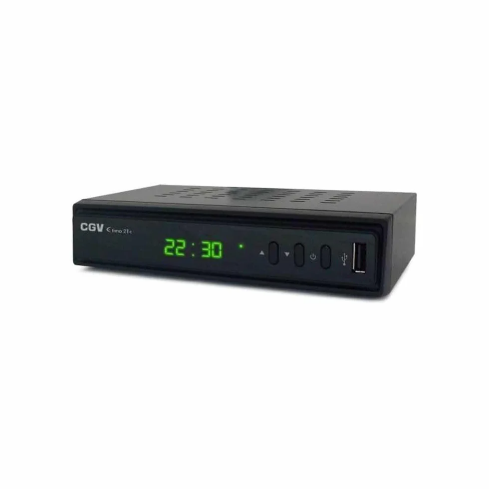 CGV etimo 2T-C Recepteur/enregisteur TNT HD Double Tuner NOIR | Réception des chaînes étrangères et locale de la TNT