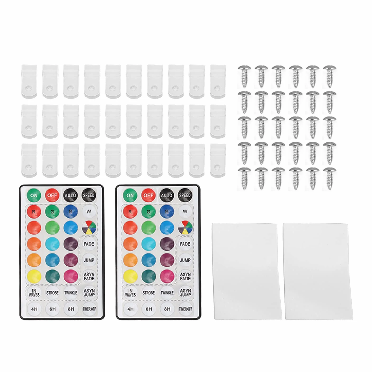 Fockety Lumières LED pour Cornhole, 2Pcs, RVB Télécommandée