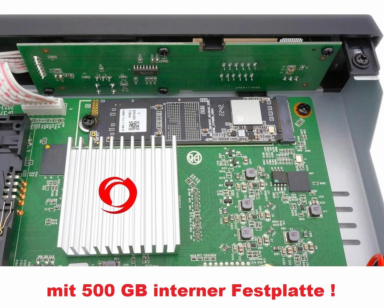 Octagon SF8008 UHD 4K Supreme Combo 500GB Disque Fixe Interne Récepteur Satellite DVB-T2 E2 Linux Define OS Enregistrement M.2 M Key Gigabit LAN Lecteur de Carte