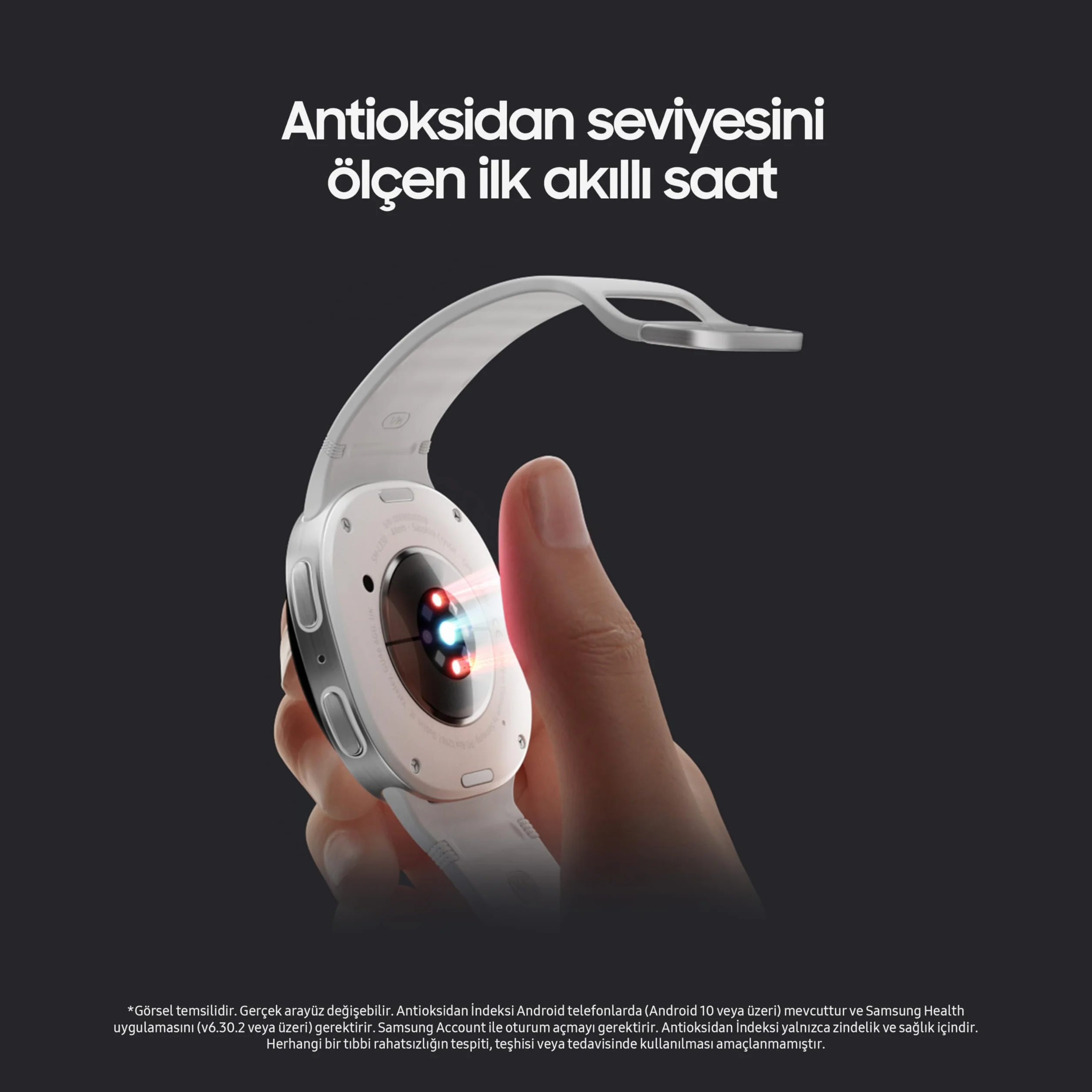 Samsung Galaxy Watch8 Silver Montre Intelligente Bluetooth 44 mm