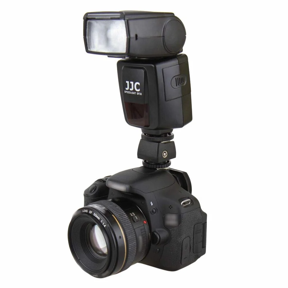 JJC JSC-8 - Adaptateur Griffe Flash et Prise PC et 3,5 mm Jack Prise