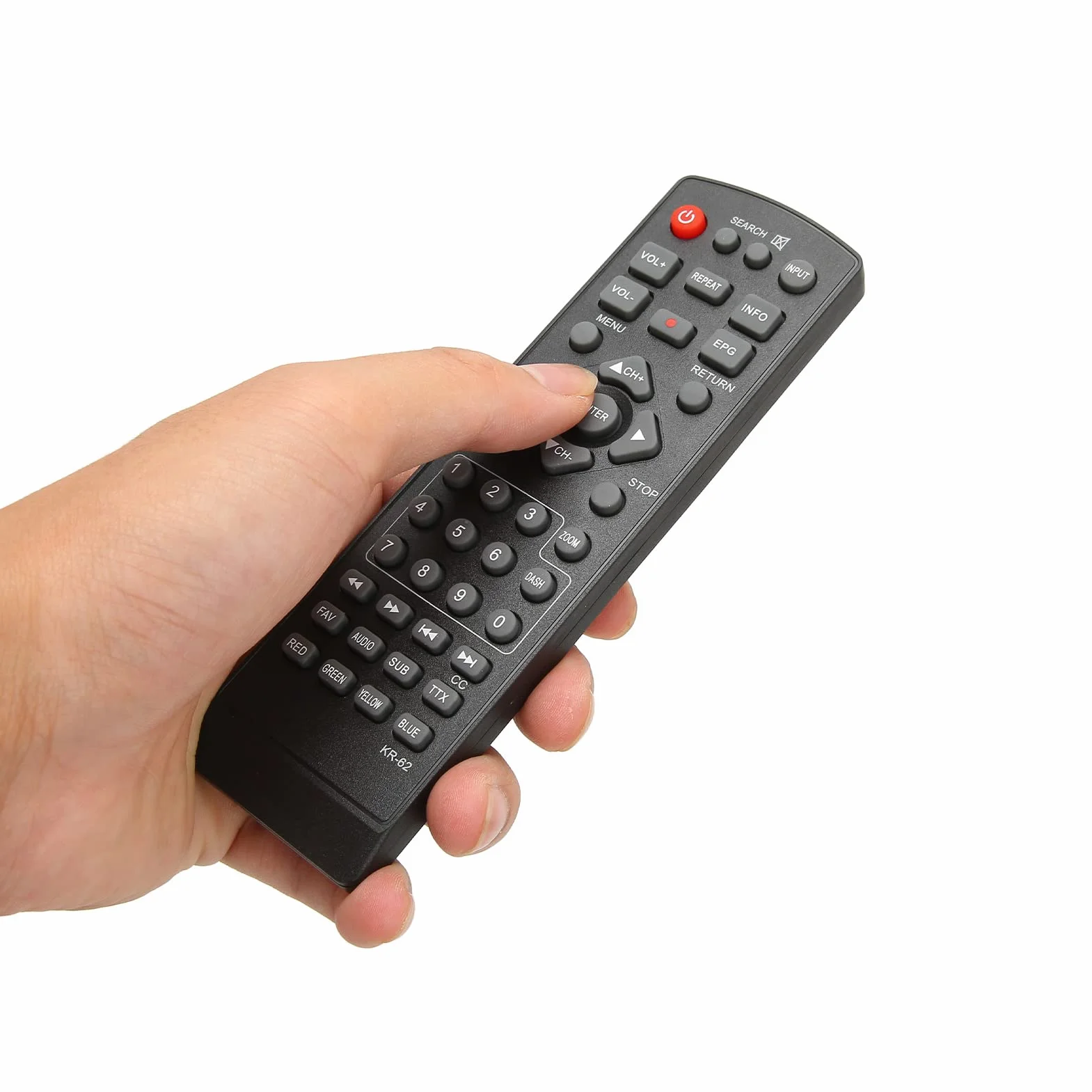 KIMISS Mini Téléviseur Portable 5 Pouces ISDB-T TV Numérique Rechargeable 1080P Radio FM 110-220V