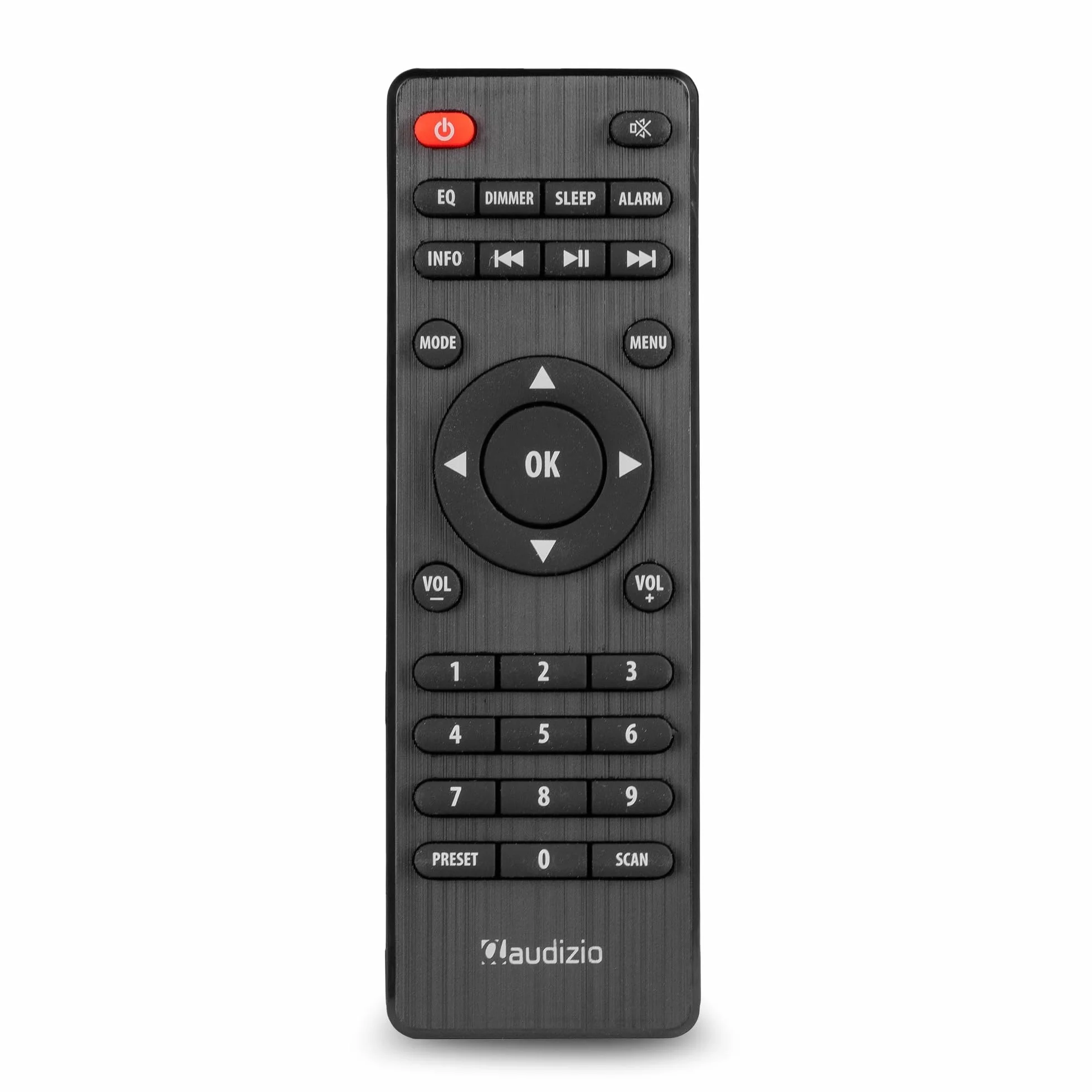 Audizio Genua Radio DAB+ Bluetooth 5.0 Gris Foncé Écran Couleur 2,8" Deux Haut-Parleurs Sortie Casque Port USB Télécommande