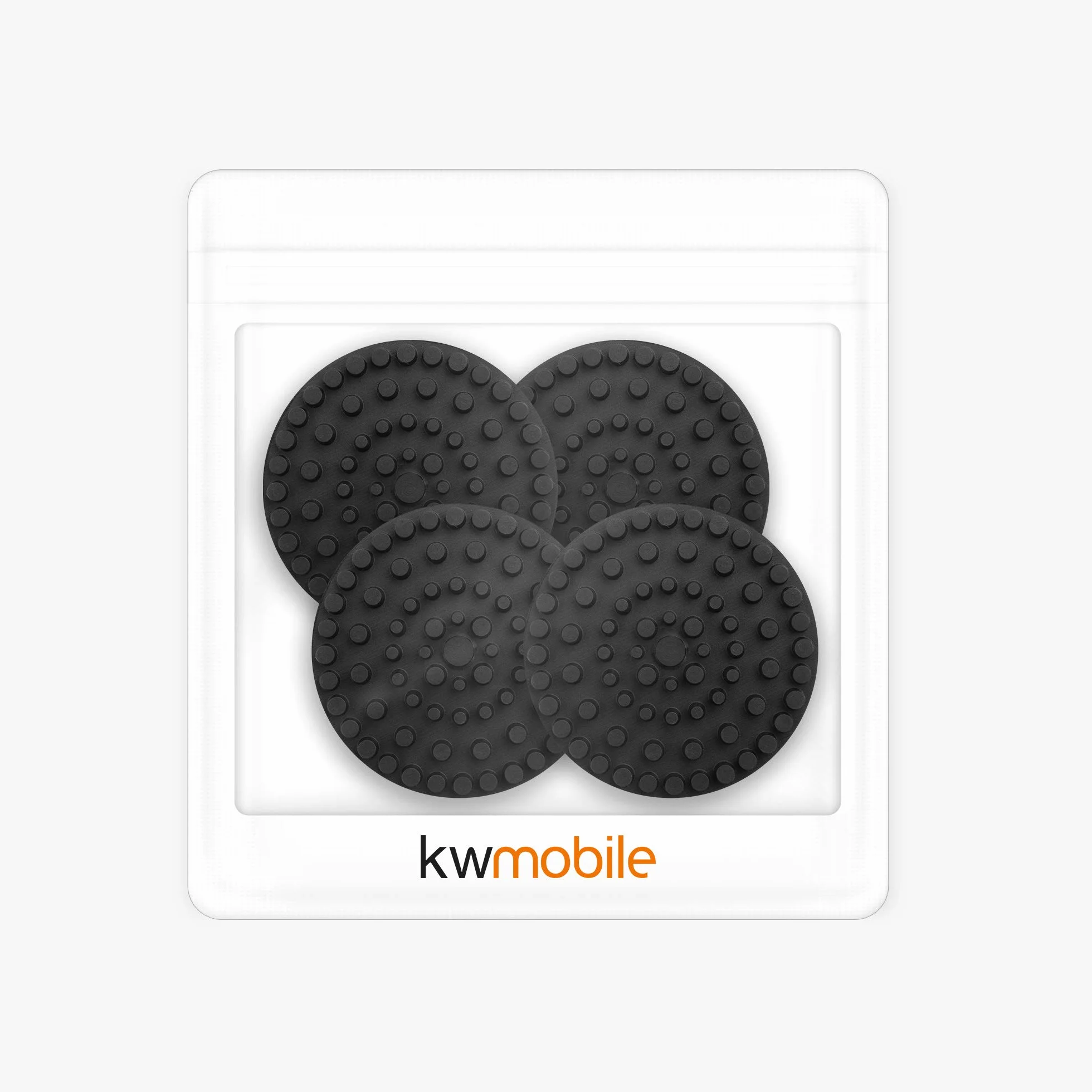 kwmobile Absorbeur de chocs platine vinyle - Lot 4x pied isolant anti-vibration en silicone pour équipement audio - Tourne-disques haut-parleurs