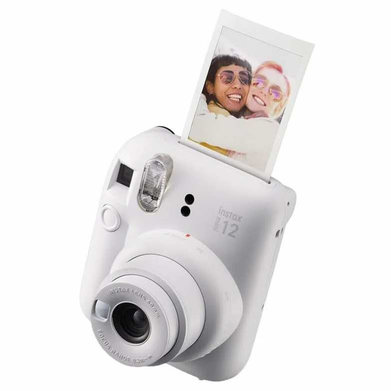 FUJIFILM Appareil Photo Instantané Instax Mini 12 Blanc Pack Iconique