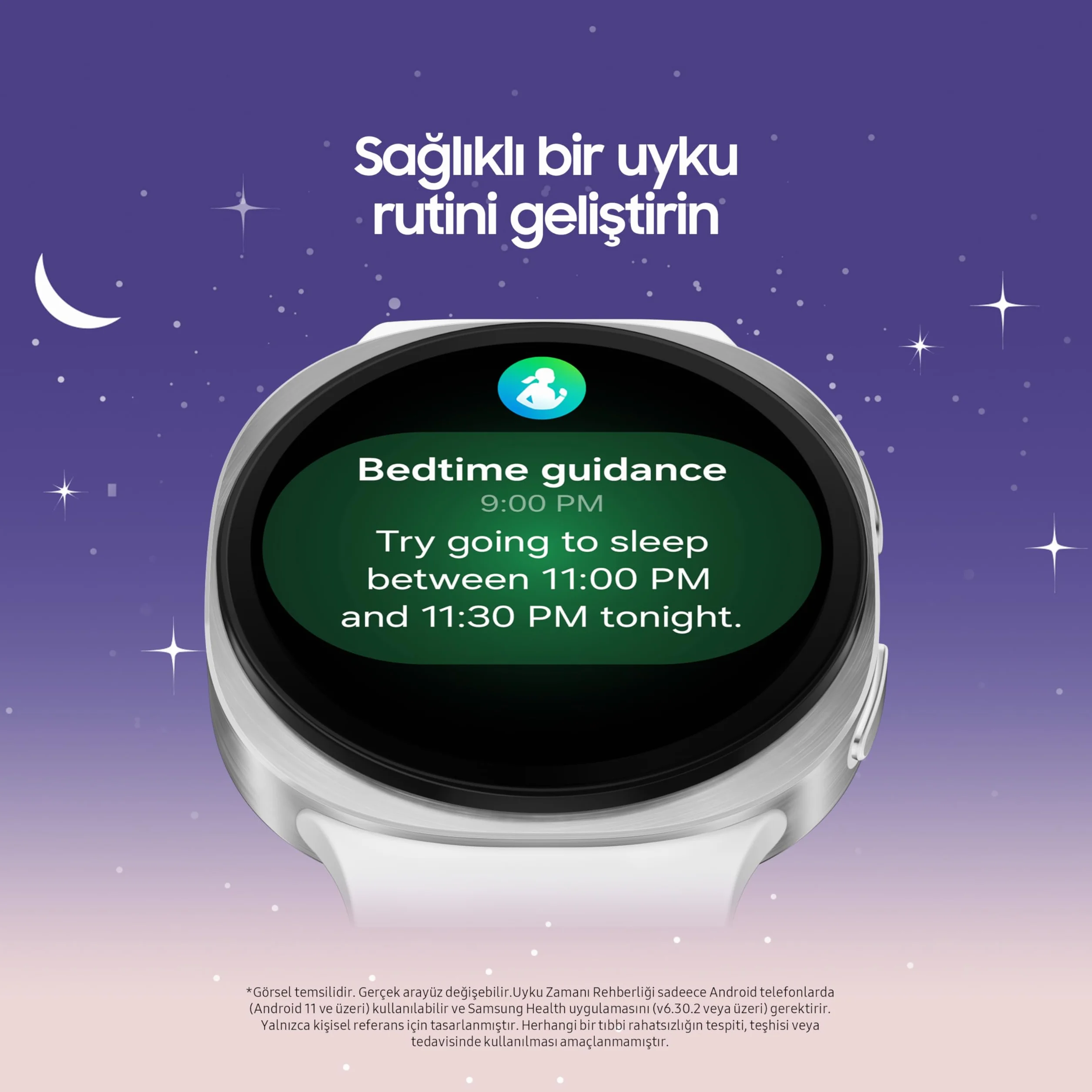 Samsung Galaxy Watch8 Silver Montre Intelligente Bluetooth 44 mm