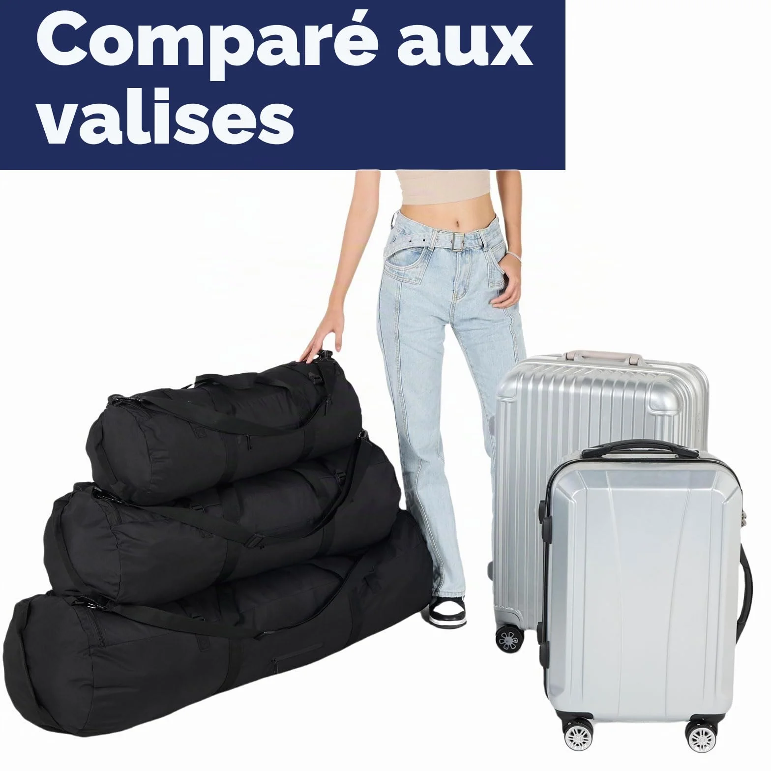 Arxus Sac de Sport 30L 50L 90L Grand Sac de Voyage avec Bandoulière