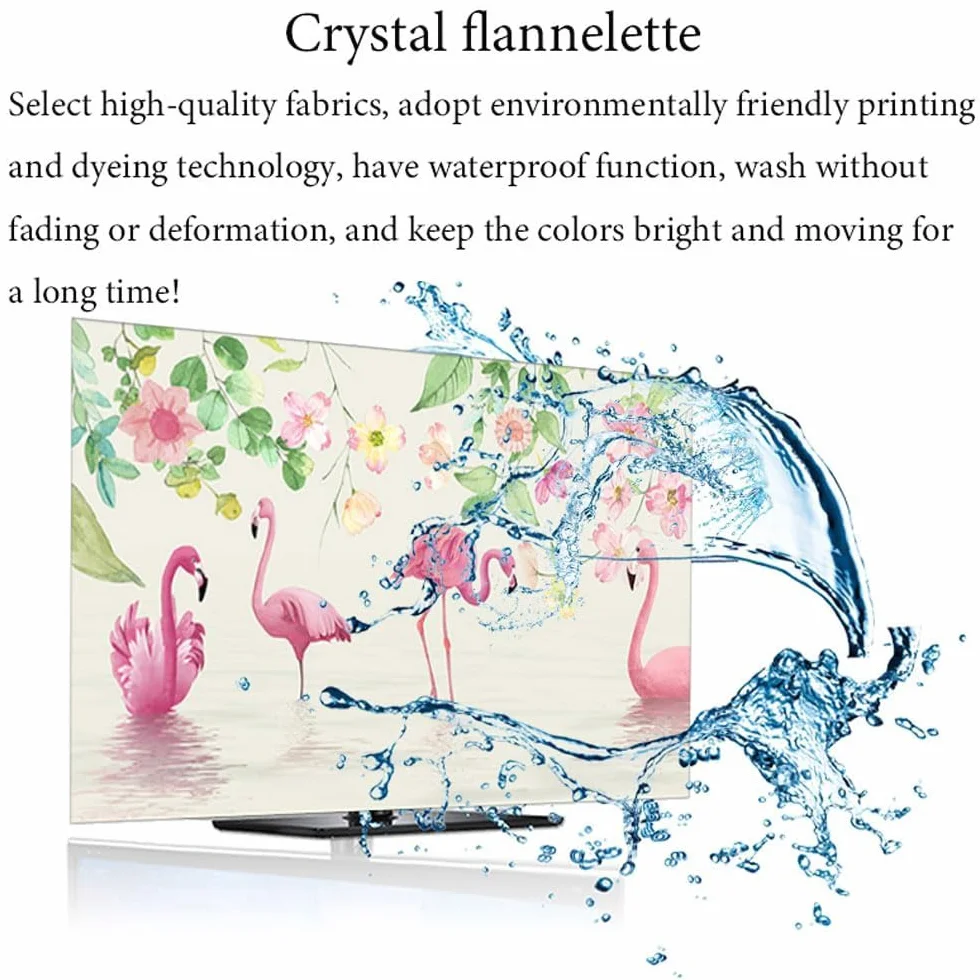 BLUEZY Housse de Télévision Anti-poussière Universelle pour écran LCD LED 55 pouces