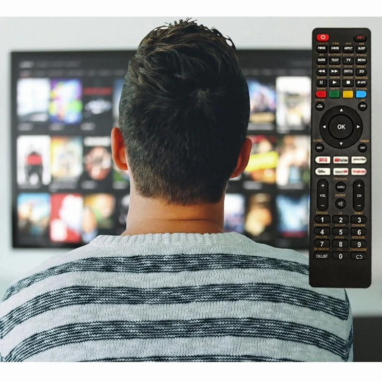 Telecommande Universelle TV pour Samsung LG Sony Panasonic Hisense TCL Smart TV LED LCD HDTV