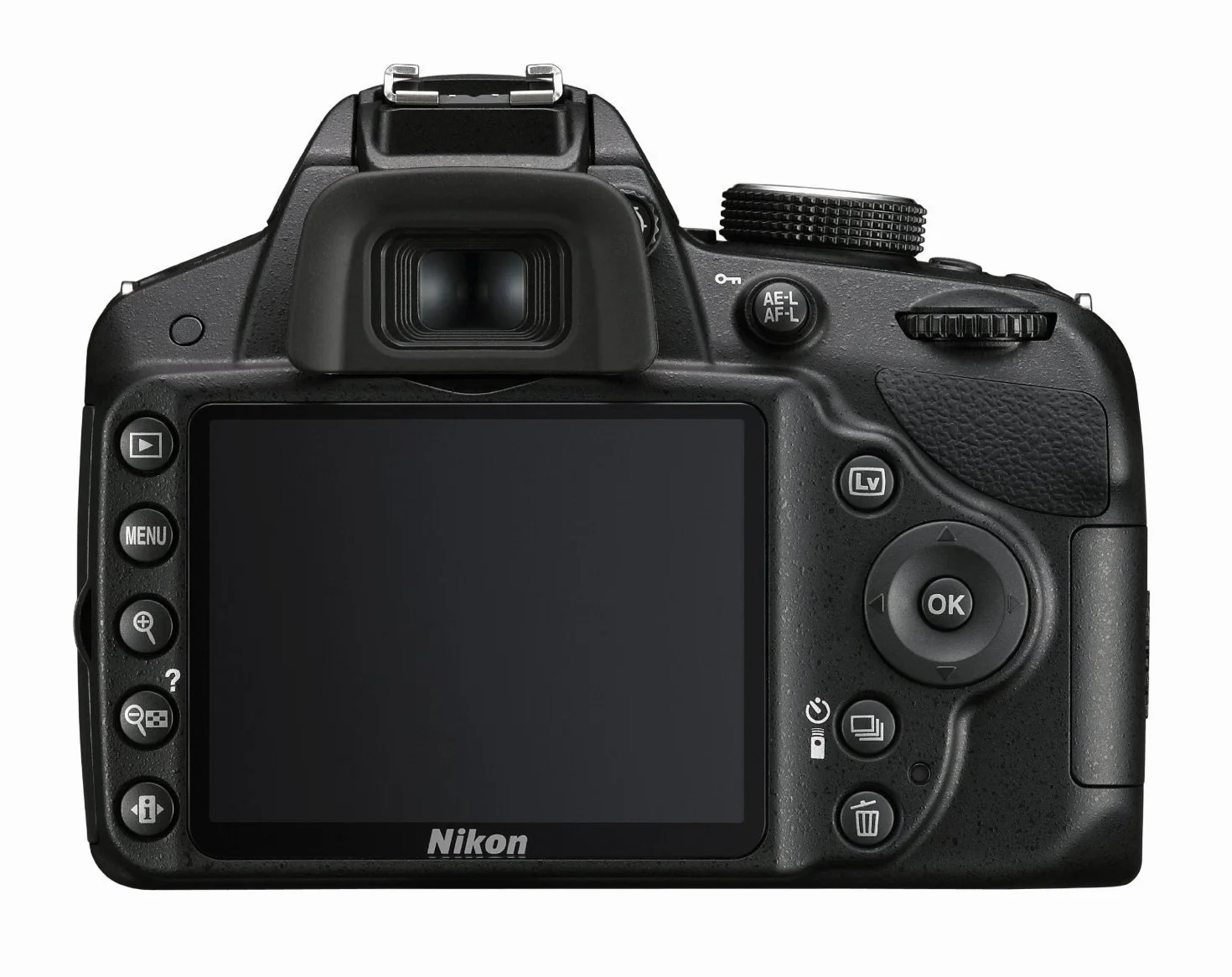 Nikon D3200 Appareil photo numérique Reflex 24.2 Kit Objectif AF-S DX 18-55 mm Noir (Reconditionné)