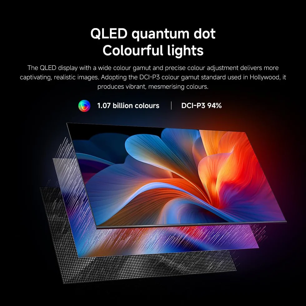 XIAOMI QLED 43" A Pro 2026 UltraHD 4K Dolby Audio Google TV