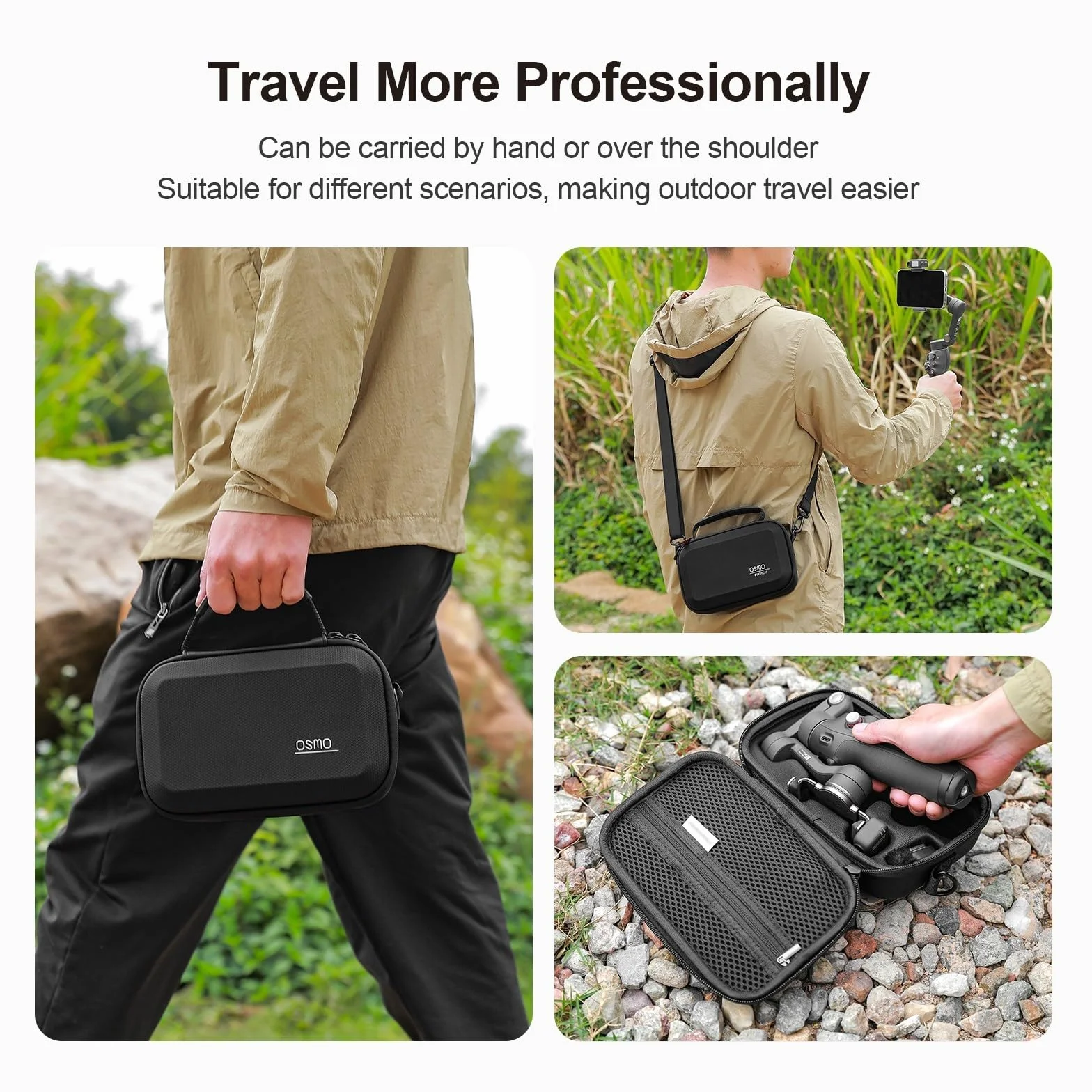 DJI Osmo Mobile 8/7P Sac de Rangement Portable Compact pour Vlog Combo Accessoires