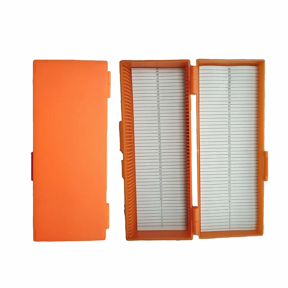 MUHWA Boîte de Rangement pour Lames de Microscope de Laboratoire