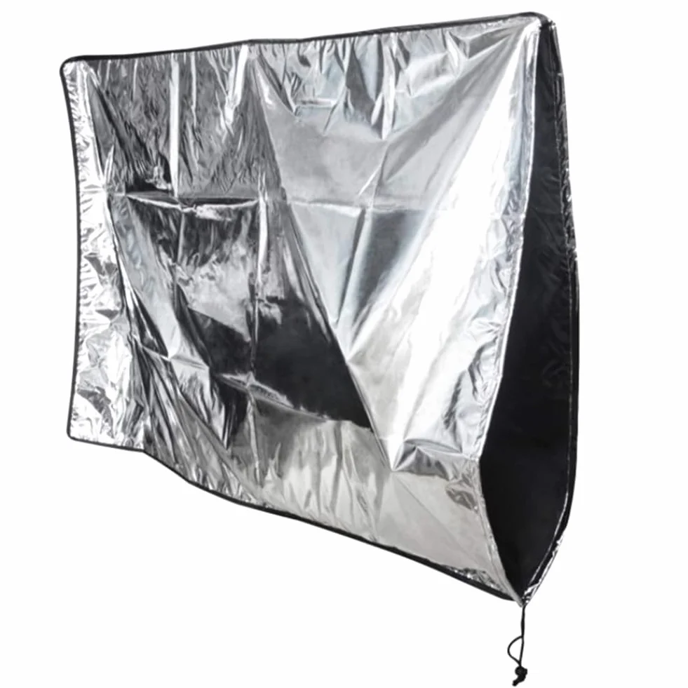 Housse de protection télescopique avec sangle de fixation - Protège votre télescope de l'humidité et de l'humidité - 47 x 63/160 x 120 cm, argenté
