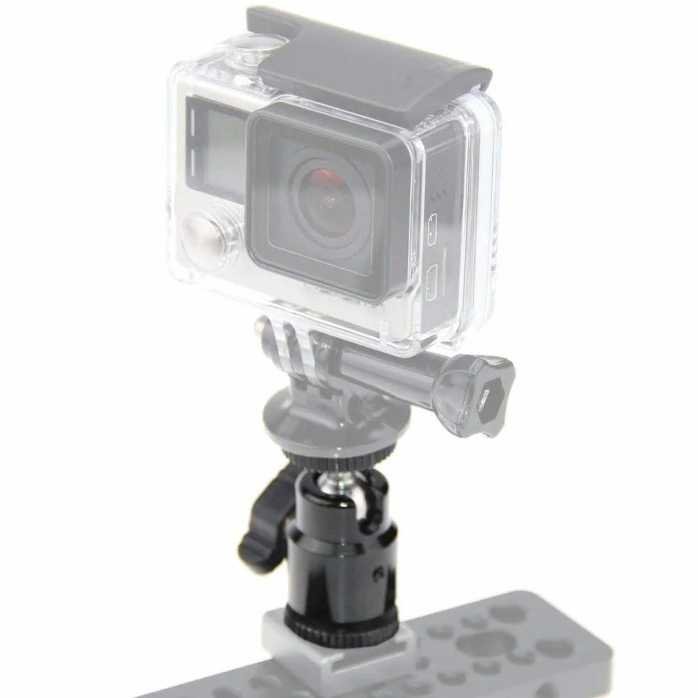 CAMVATE 1/4 Mini tête à rotule Flash Hot Shoe Support à vis for Trépied pour Appareil Photo