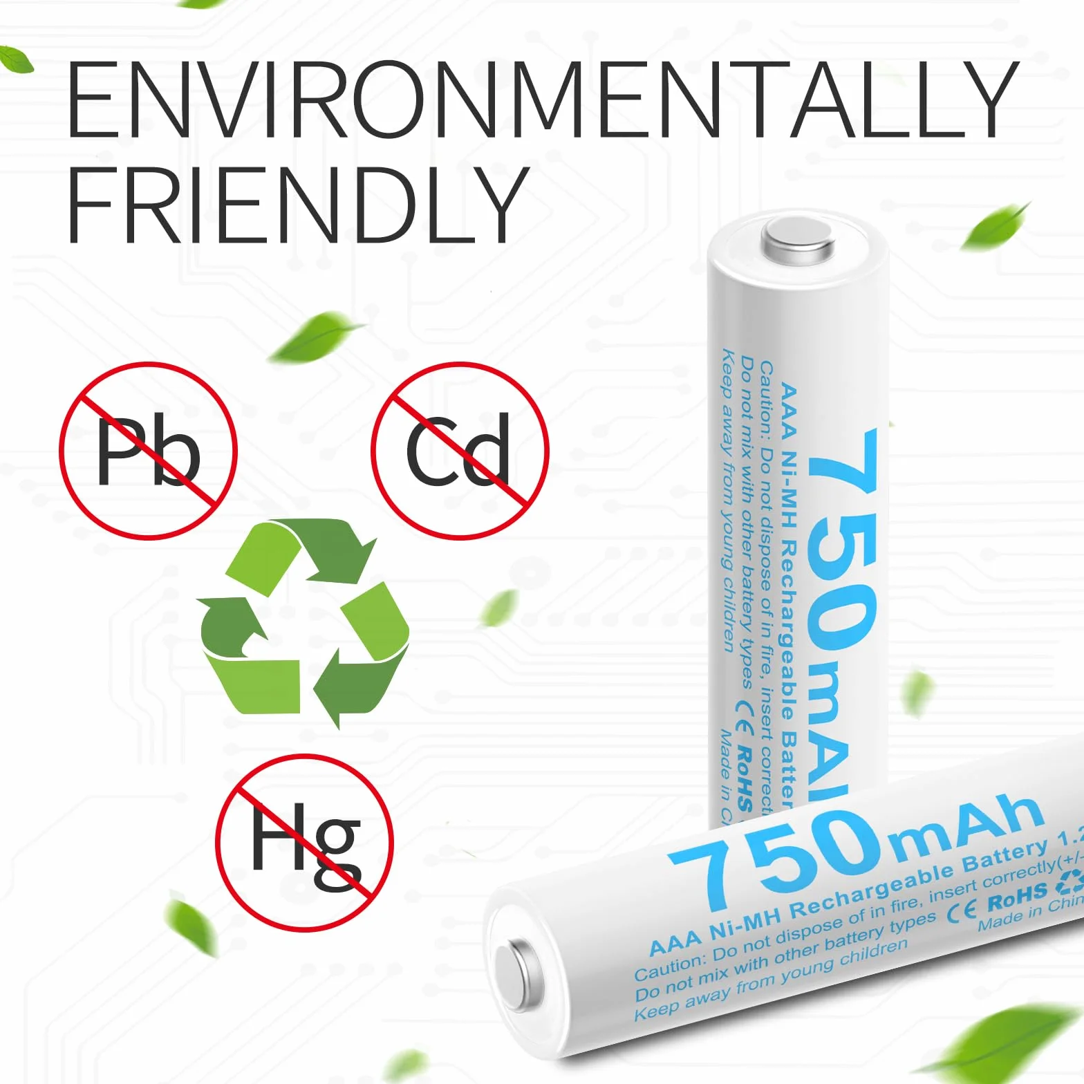 Batterie AAA HR03 de rechange compatible avec les téléphones sans fil Gigaset 750 mAh (4)