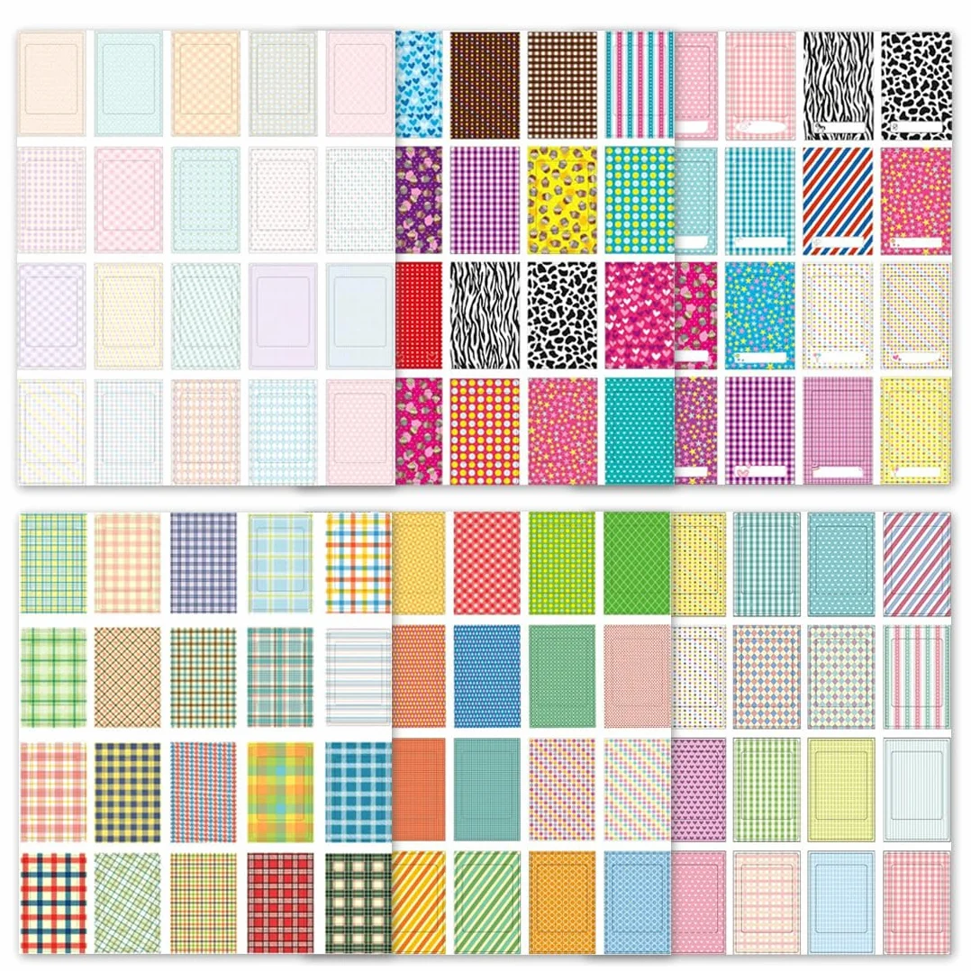 120 Pcs Instantané instax Photo Cadres Bordures Autocollants pour Fujifilm Instax Mini 8 7s 25 50s 90 et Polaroid Snap PIC-300 Z2300 Zip Photos instantanées