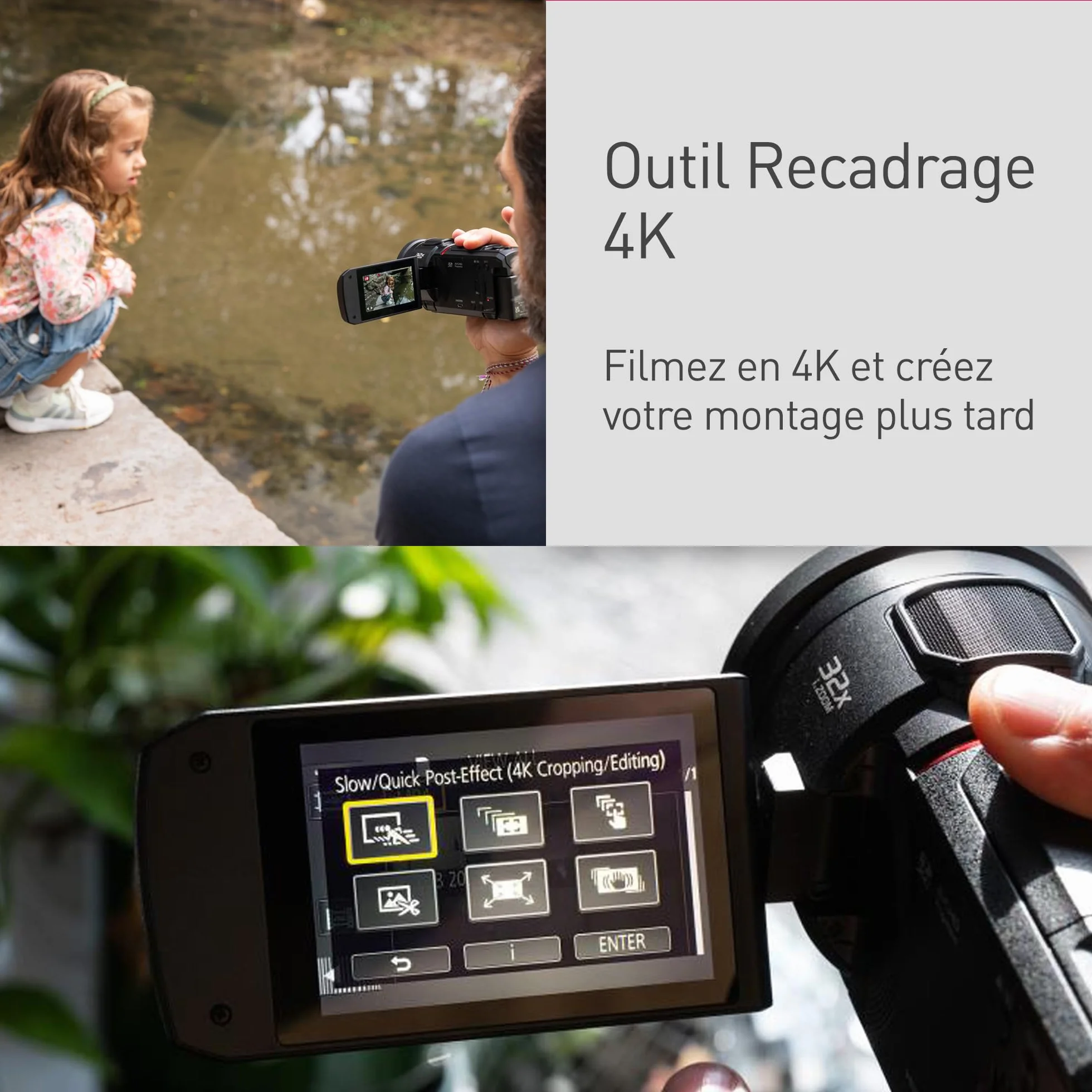 PANASONIC Camescope 4K HC-VX3