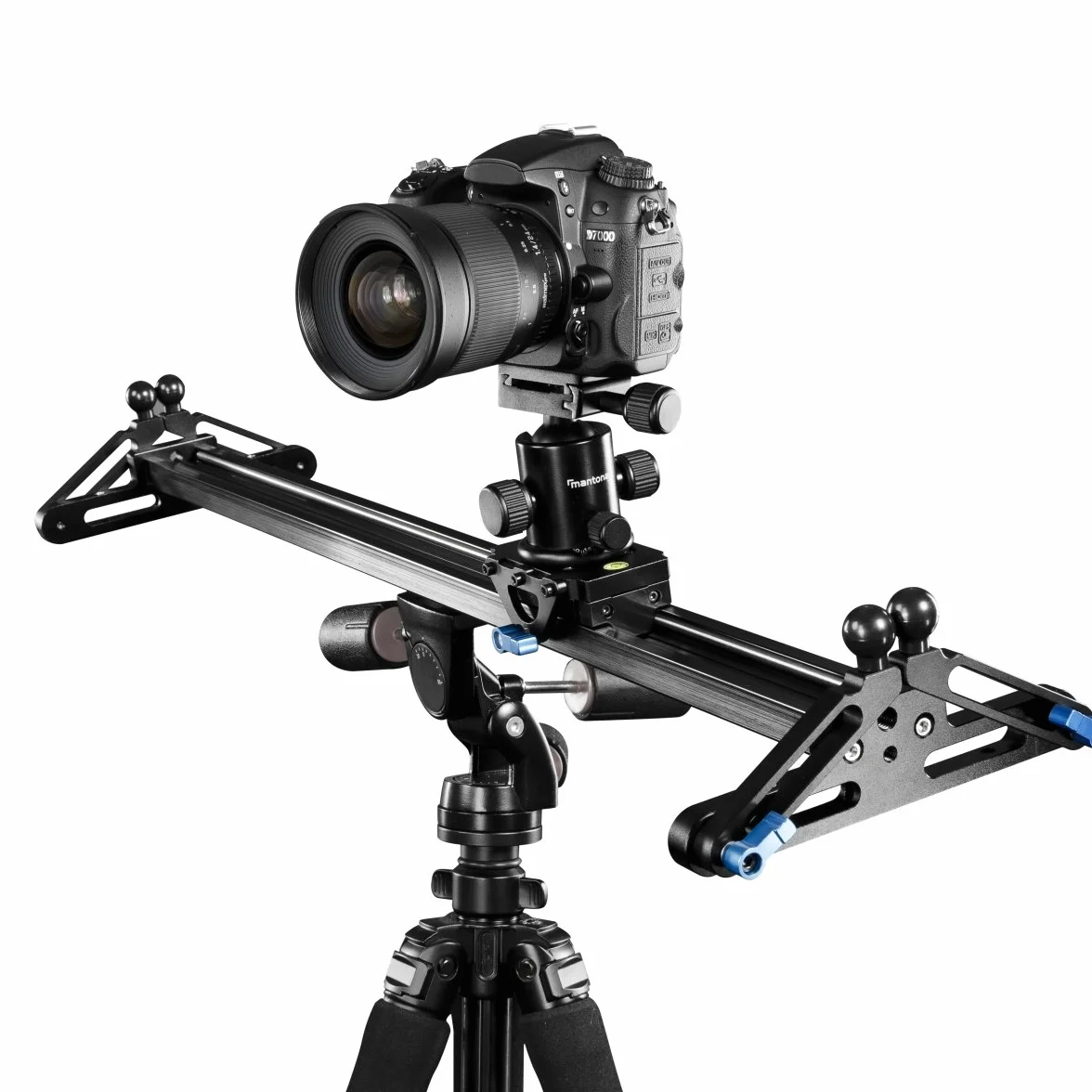 Walimex Pro Pour des prises vidéo fluides, sans vibrations et sans balancements avec des appareils DSLR, reflex et des caméscopes, réglable à l'horizontale, à la verticale et en diagonale, capacité de charge max. : env. 8 kg, avec sac de transport