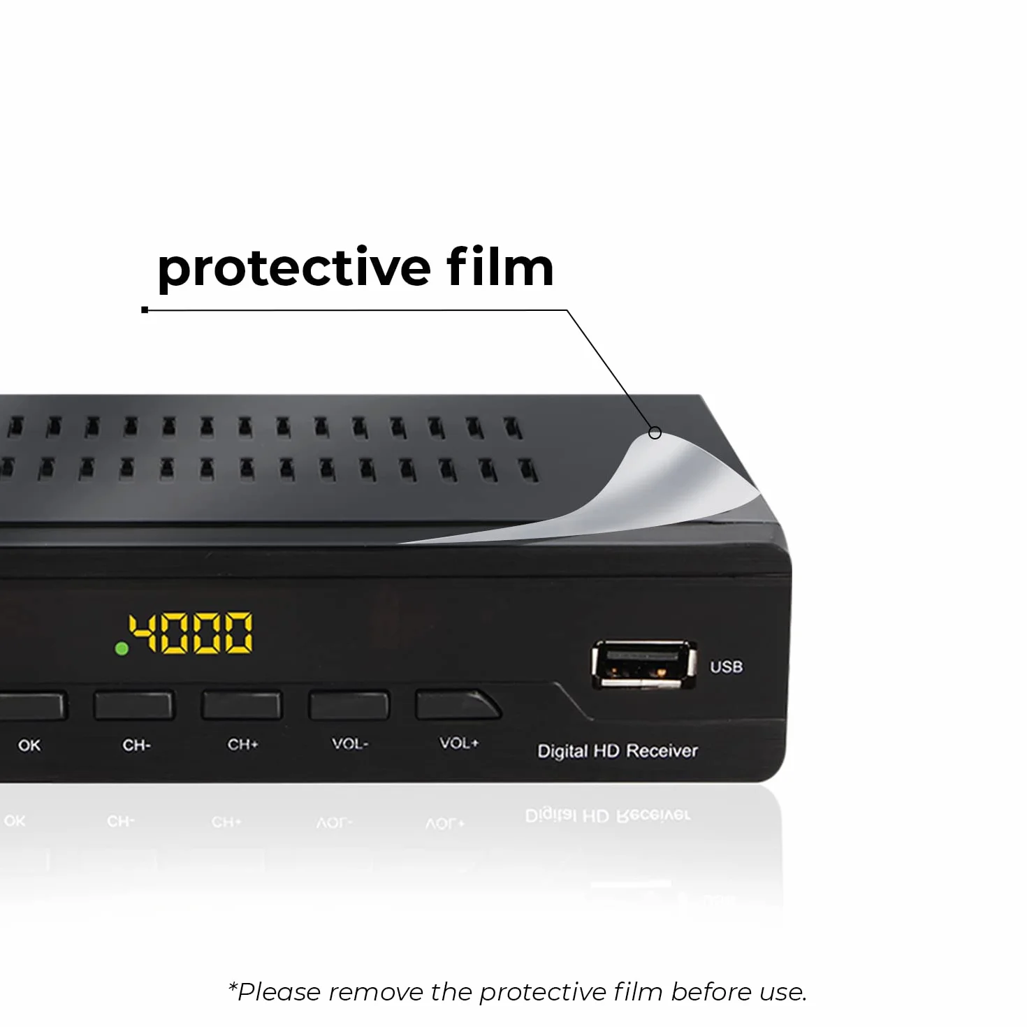 Décodeur TNT LEYF PA-2211 Full HD 1080p DVB-T2 Tuner TV HD avec câble HD