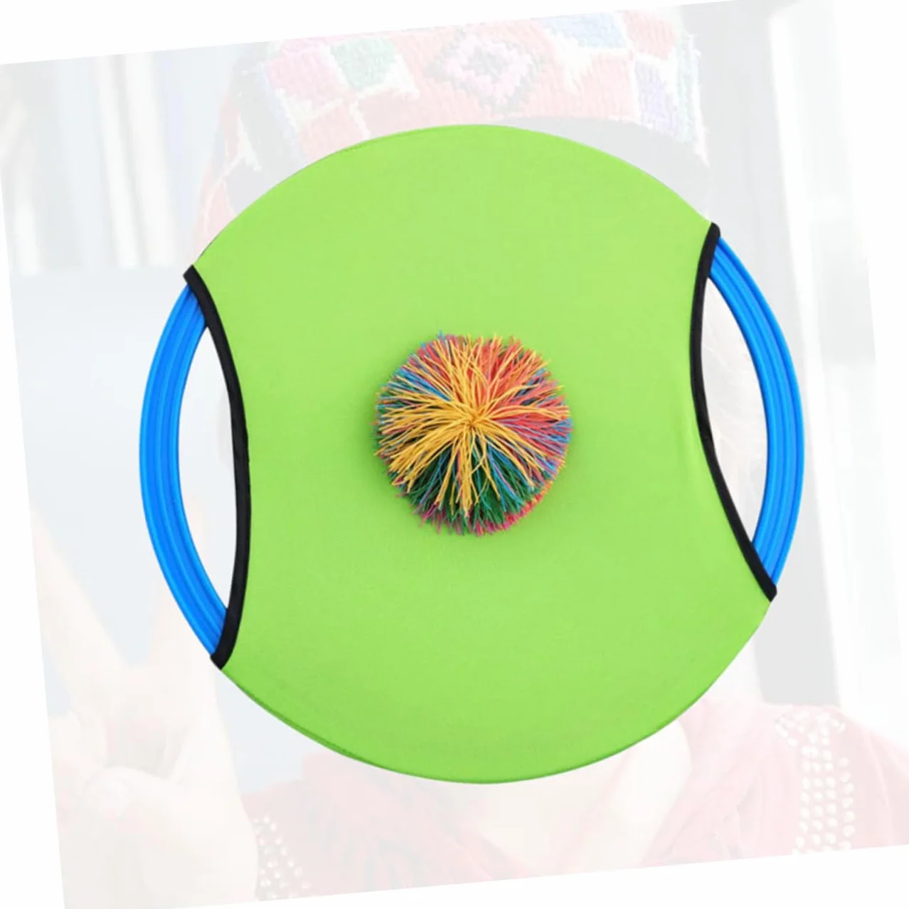 Trampoline Disque Volant pour Enfants 3 Pièces Jeu de Balle en Plein Air